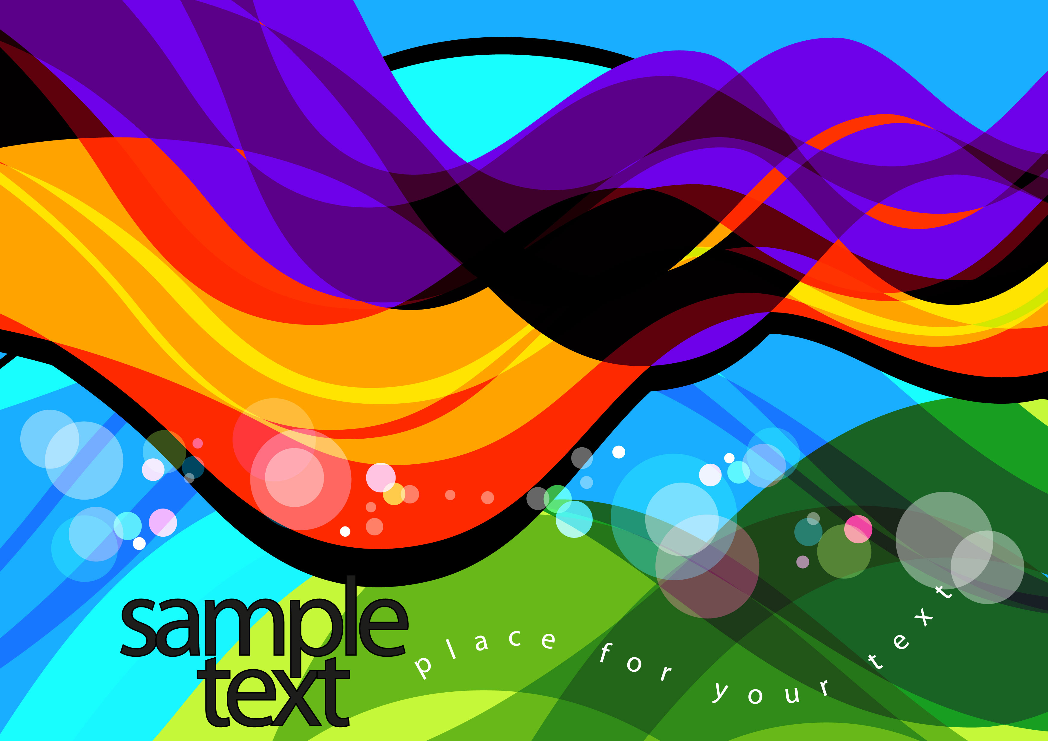 Colorful illustration background 03 vector Free Vector / 4Vector