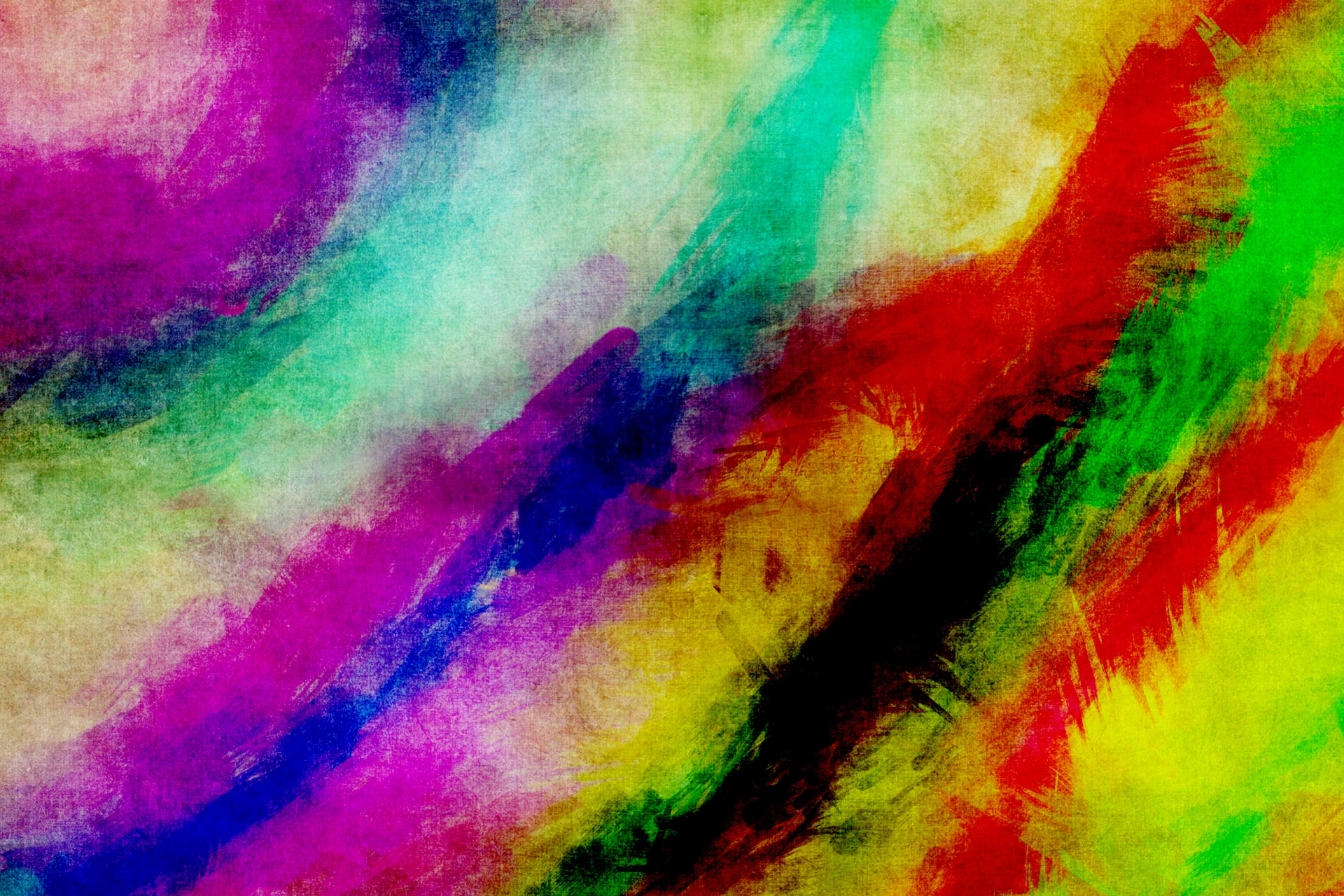 Abstract Colorful Paint Splats Free Stock Photo - Public Domain Pictures