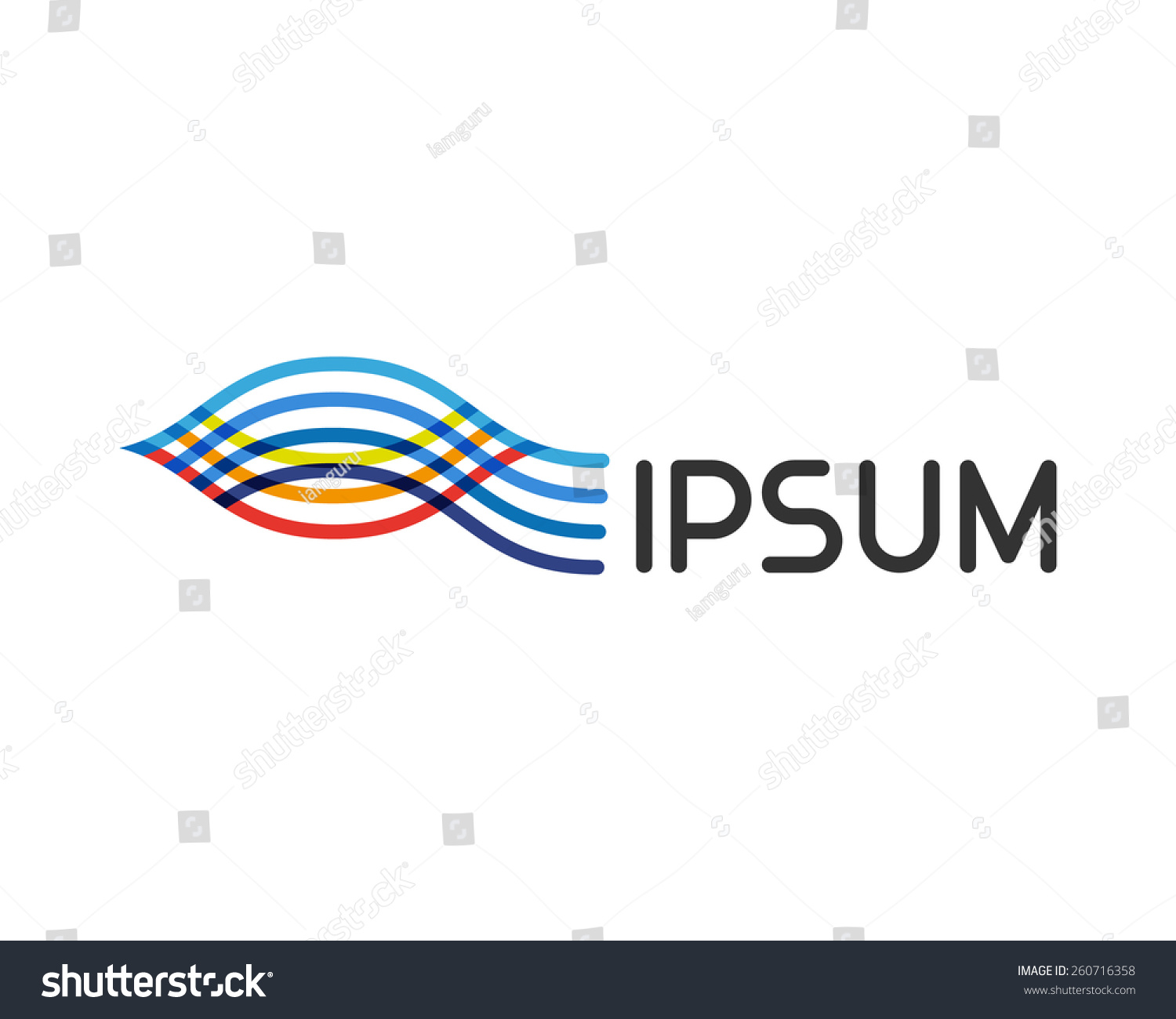Abstract Logo Design Waves Flow Colorful Stock Photo (Photo, Vector ...