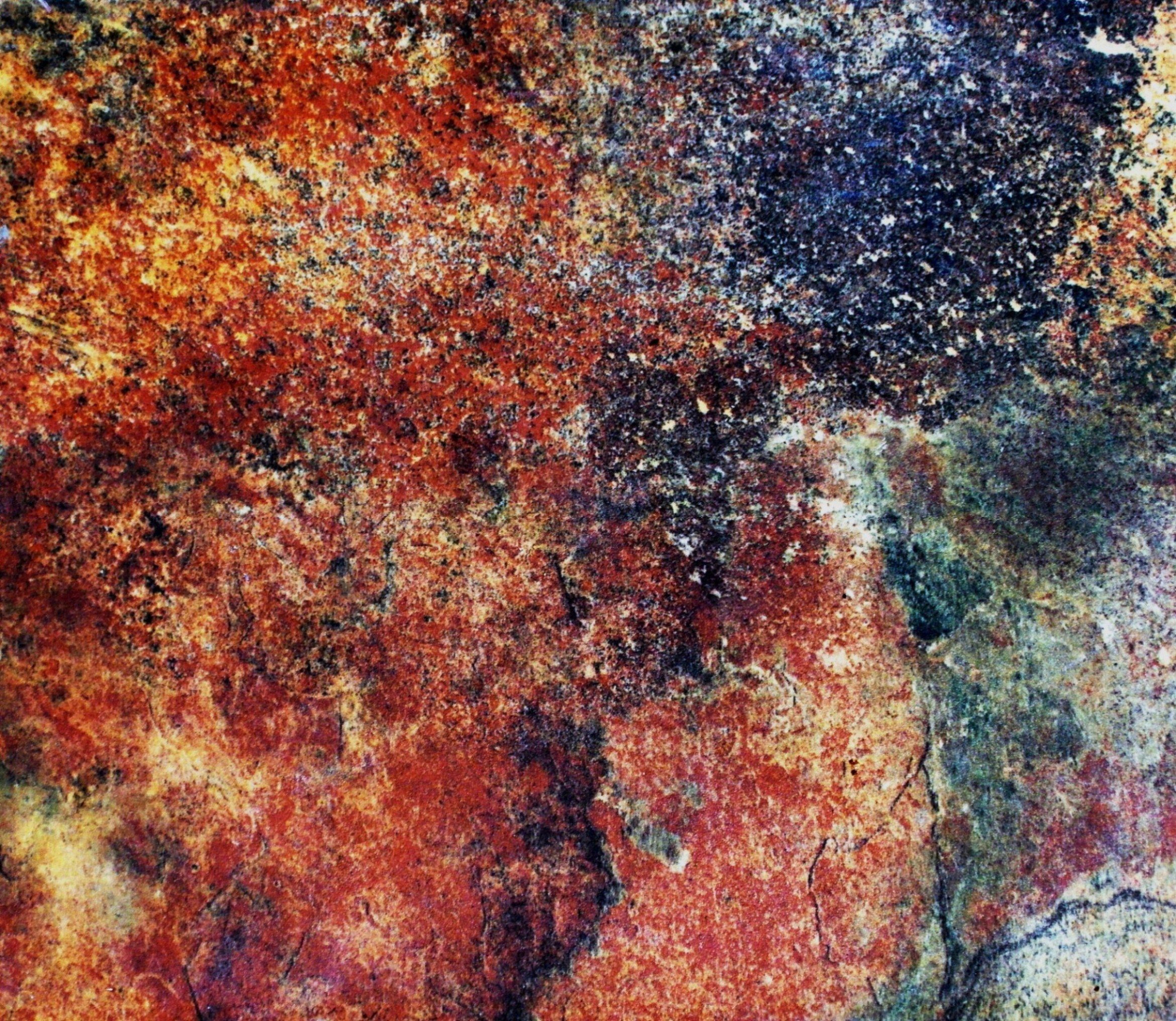 Colorful slate stone background photo