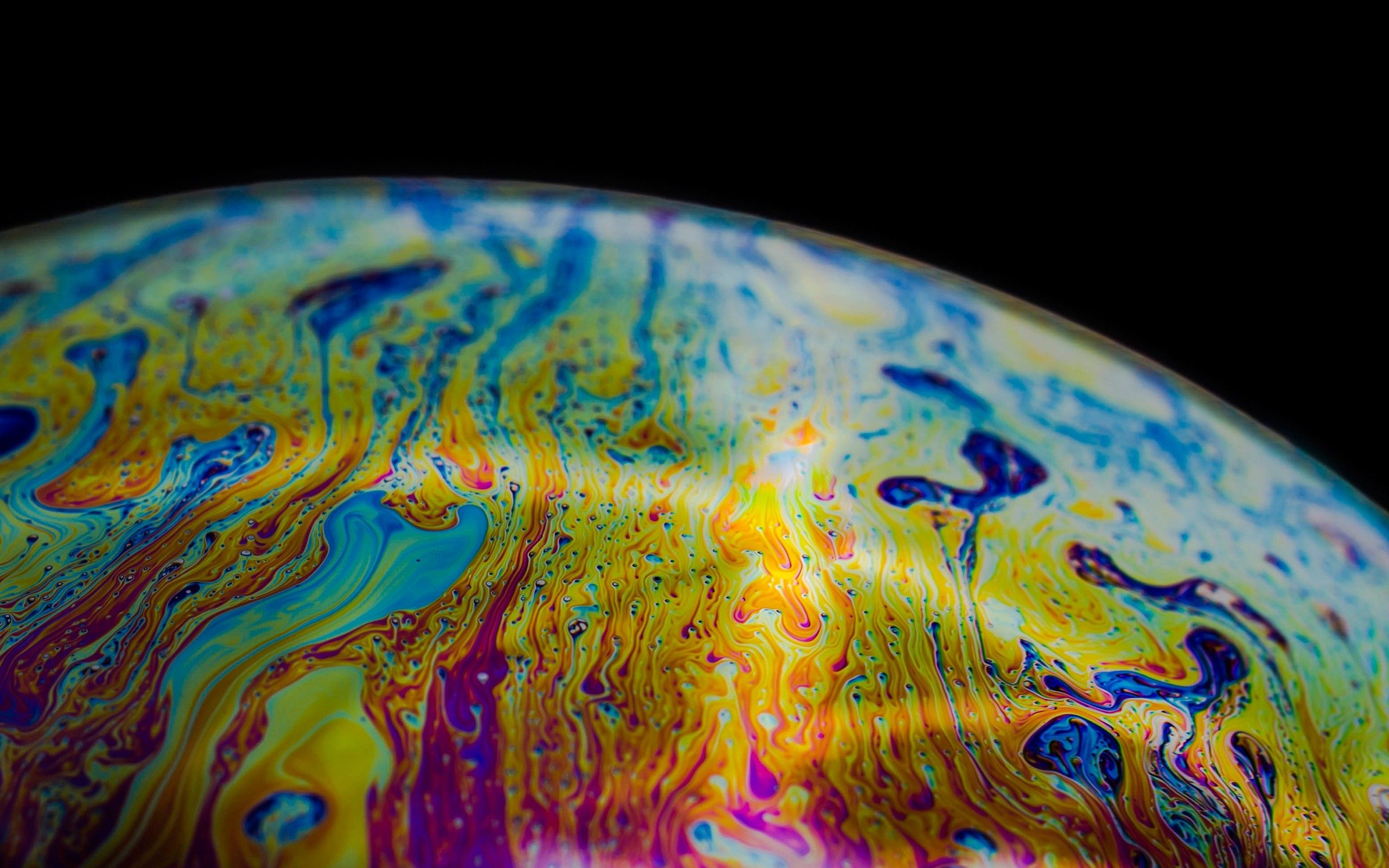 soap, Bubbles, Macro, Abstract, Colorful, Photography, Black ...