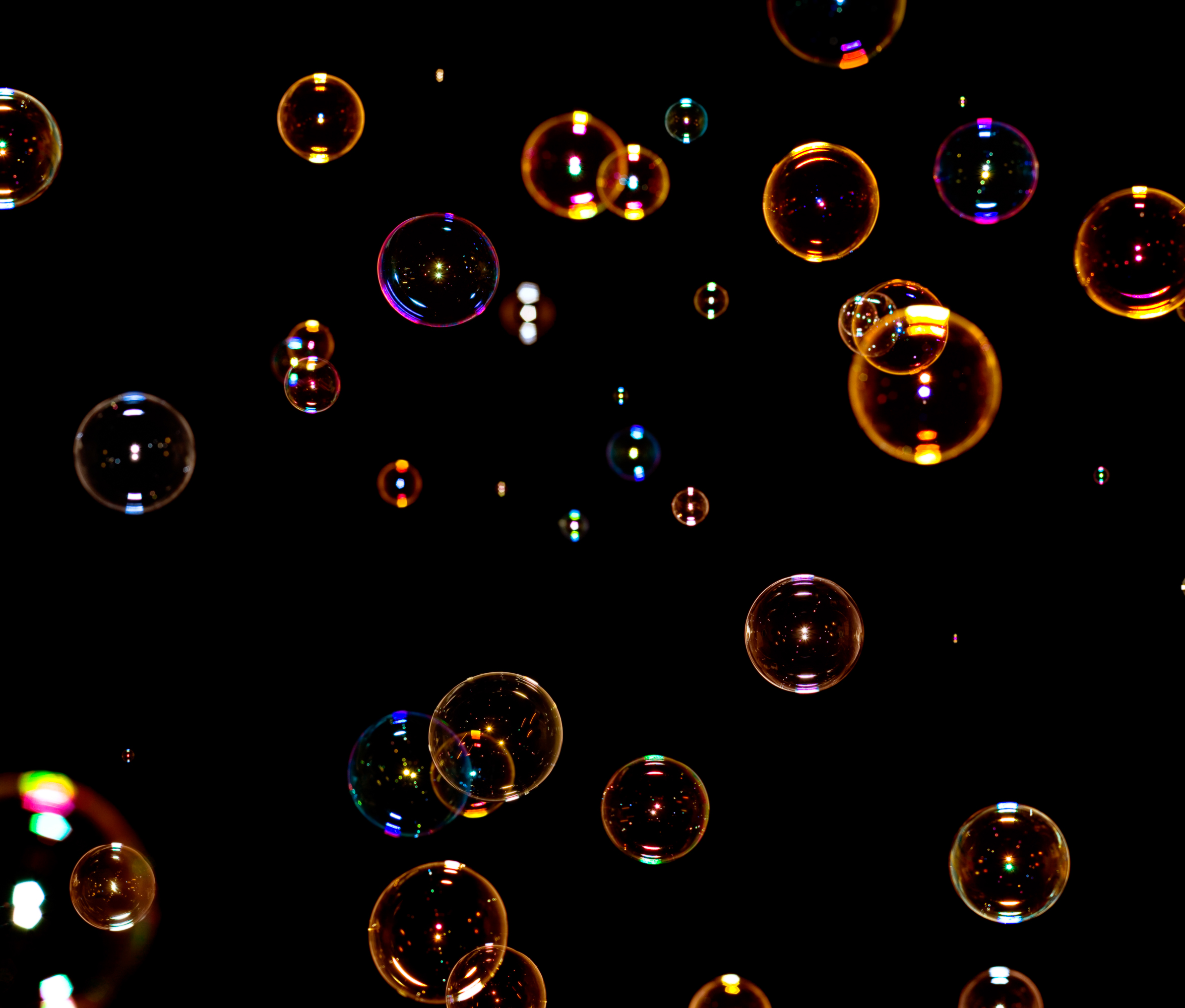 colorful soap bubbles, Abstract, Round, Magic, Many, HQ Photo