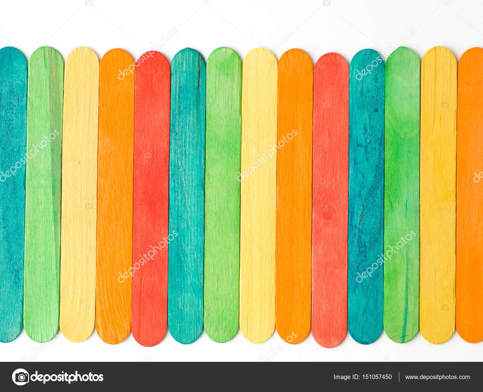 colourful wooden sticks — Stock Photo © shotsstudio #151057450