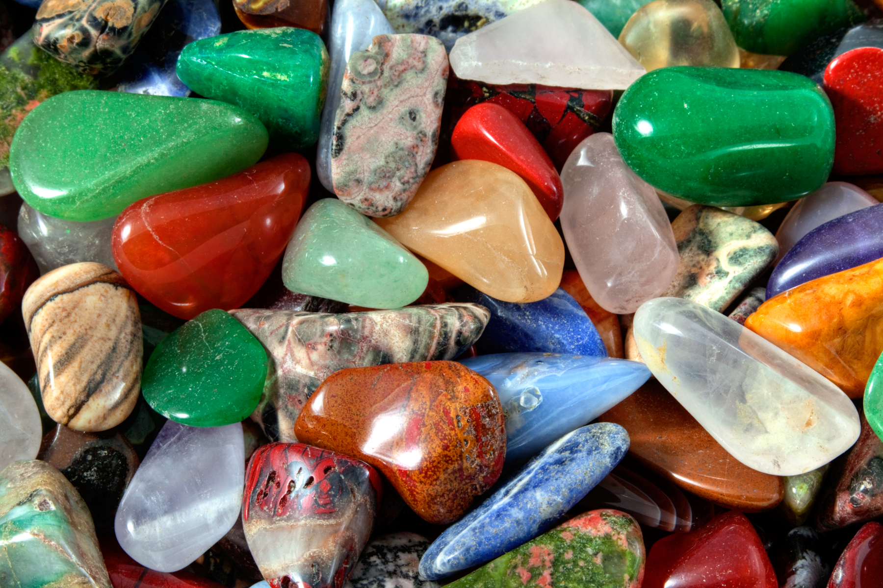 Colorful stones texture - hdr photo