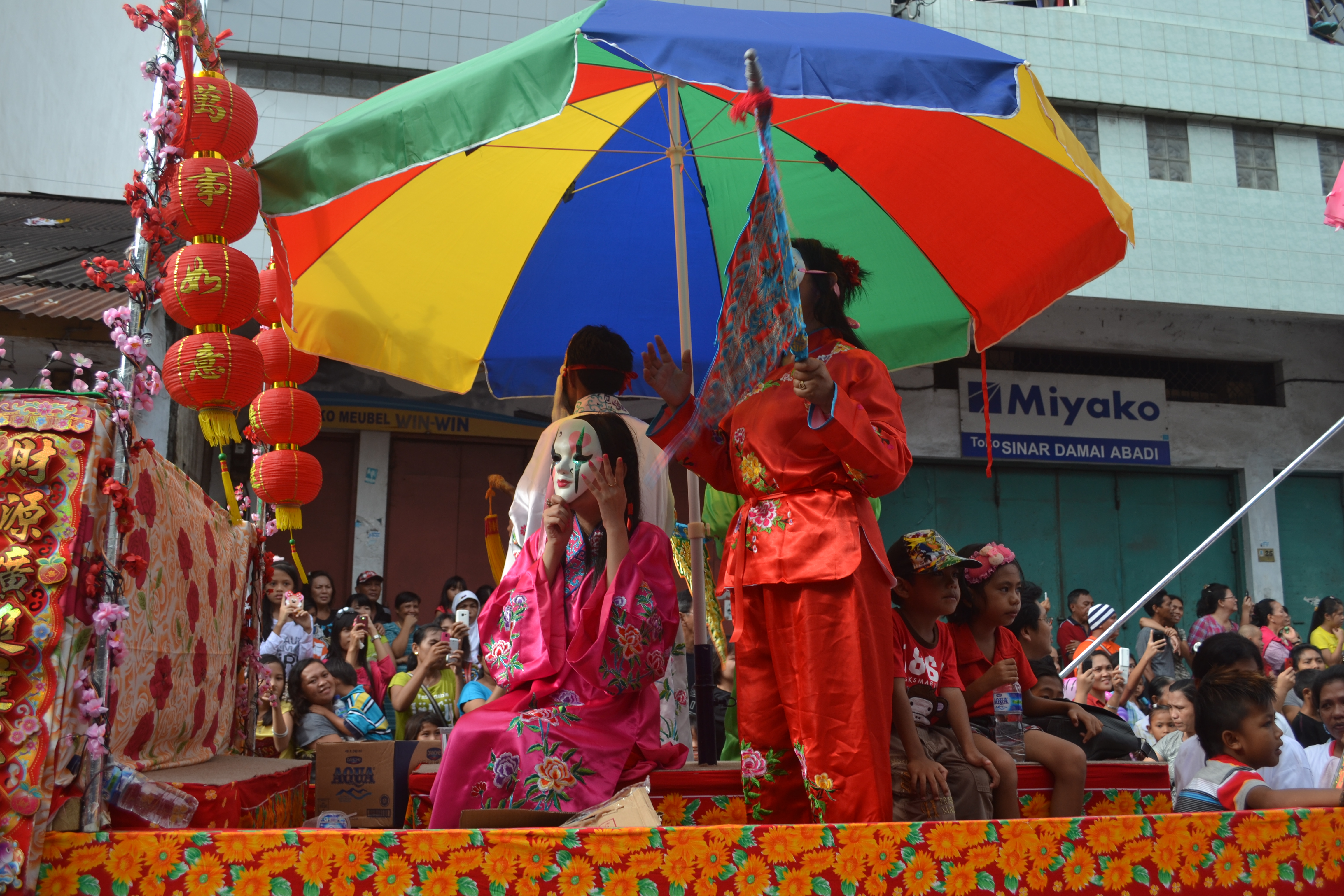 Colorful Umbrella, Capgomeh, Carnival, Chinese, Color, HQ Photo