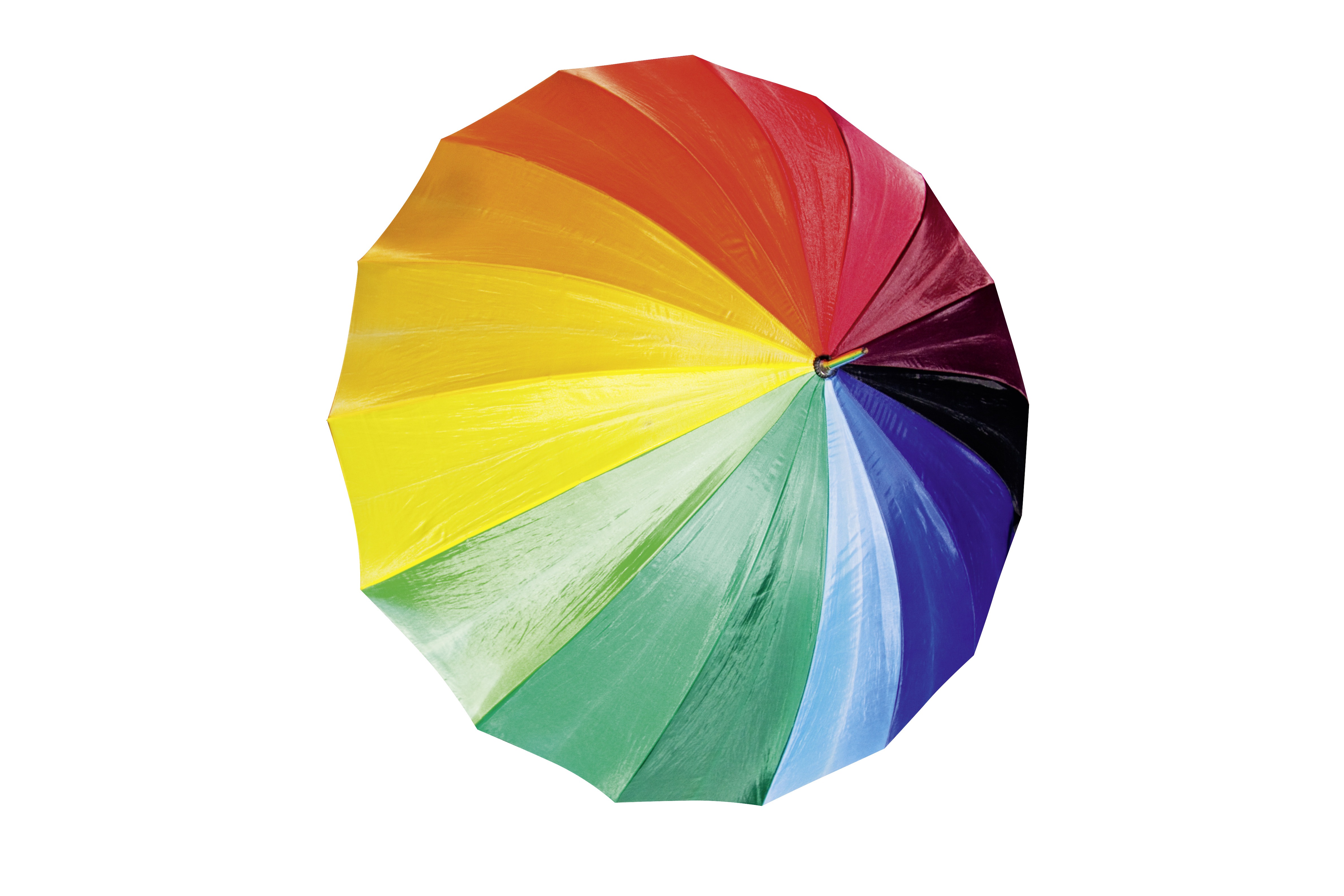 Colorful umbrella photo