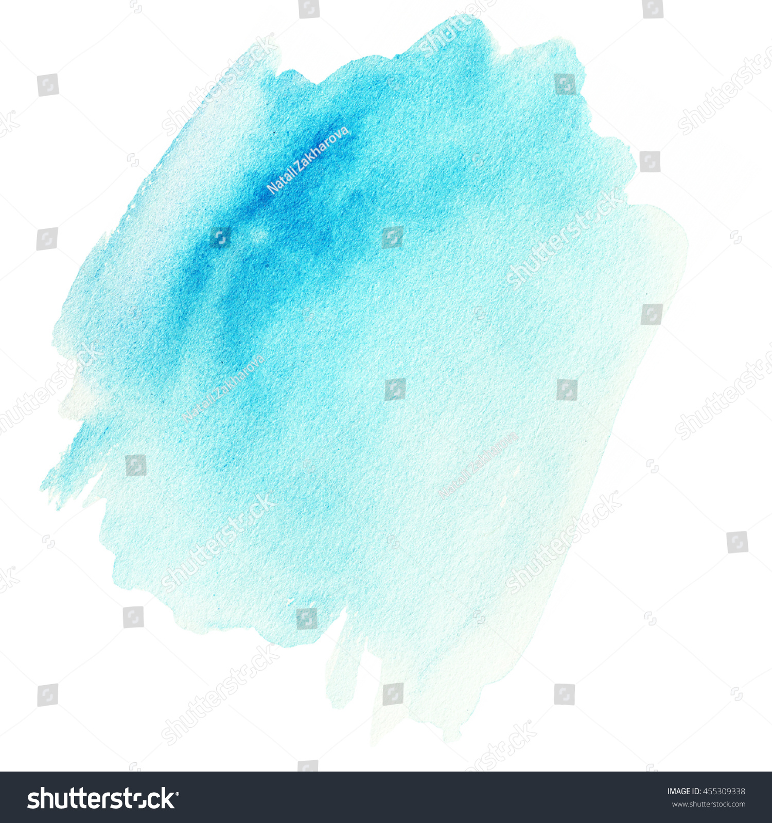 Abstract Watercolor Background Colorful Blue Water Stock ...