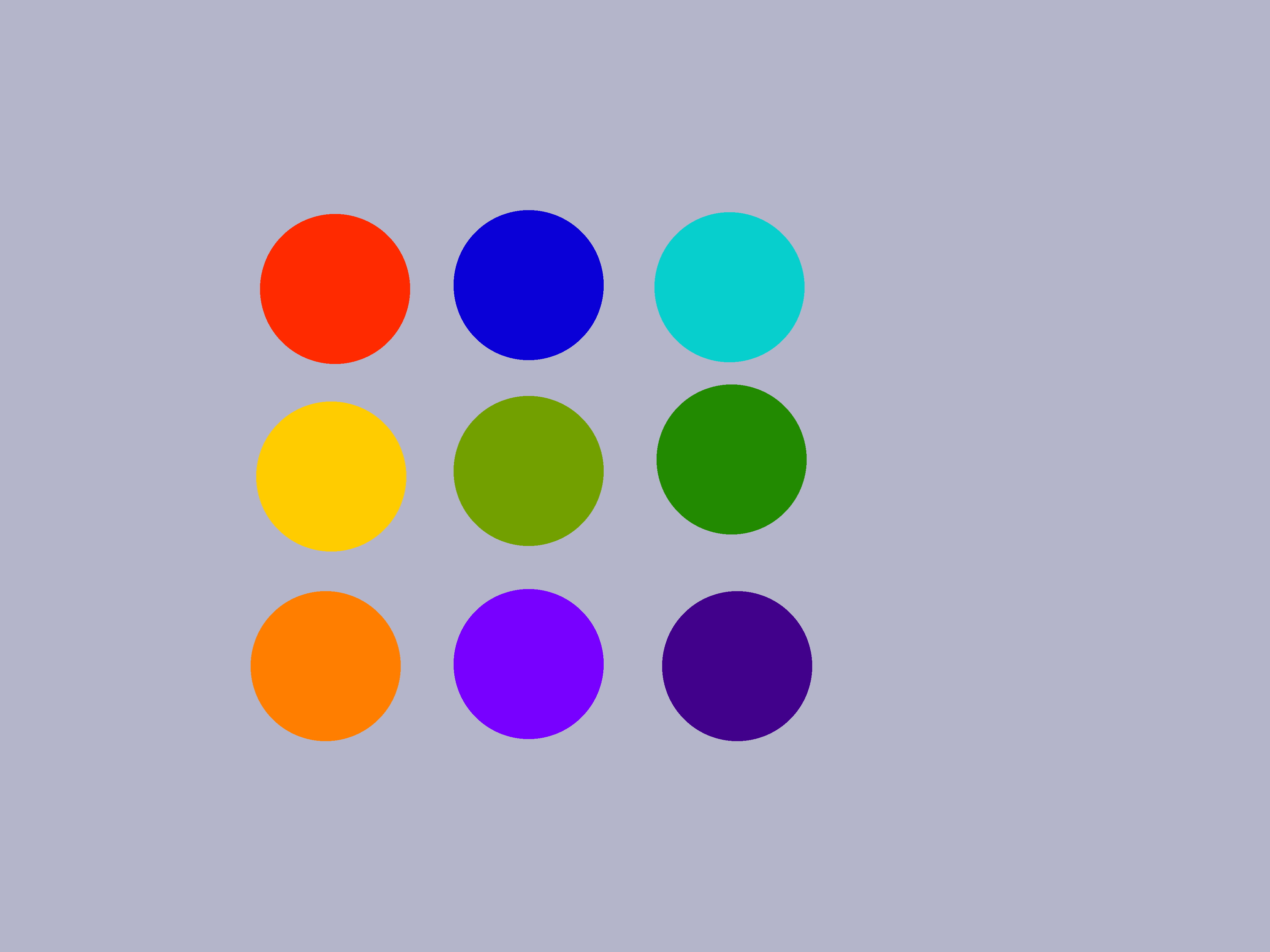 Improvisation On Nine Coloured Circles 1 – 7 | My Art Omnibus