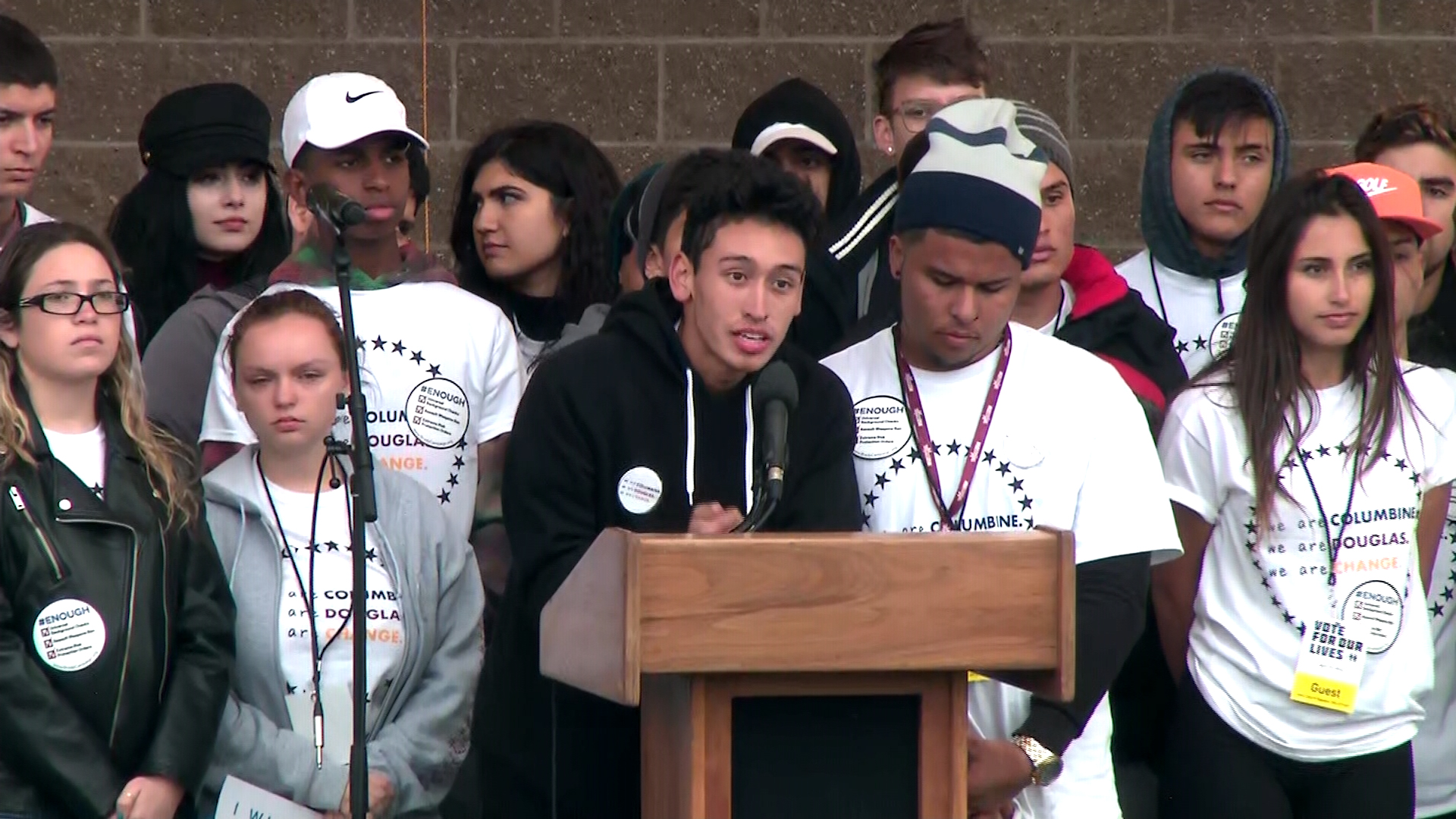 Columbine, Parkland students unite for walkout - CNN Video