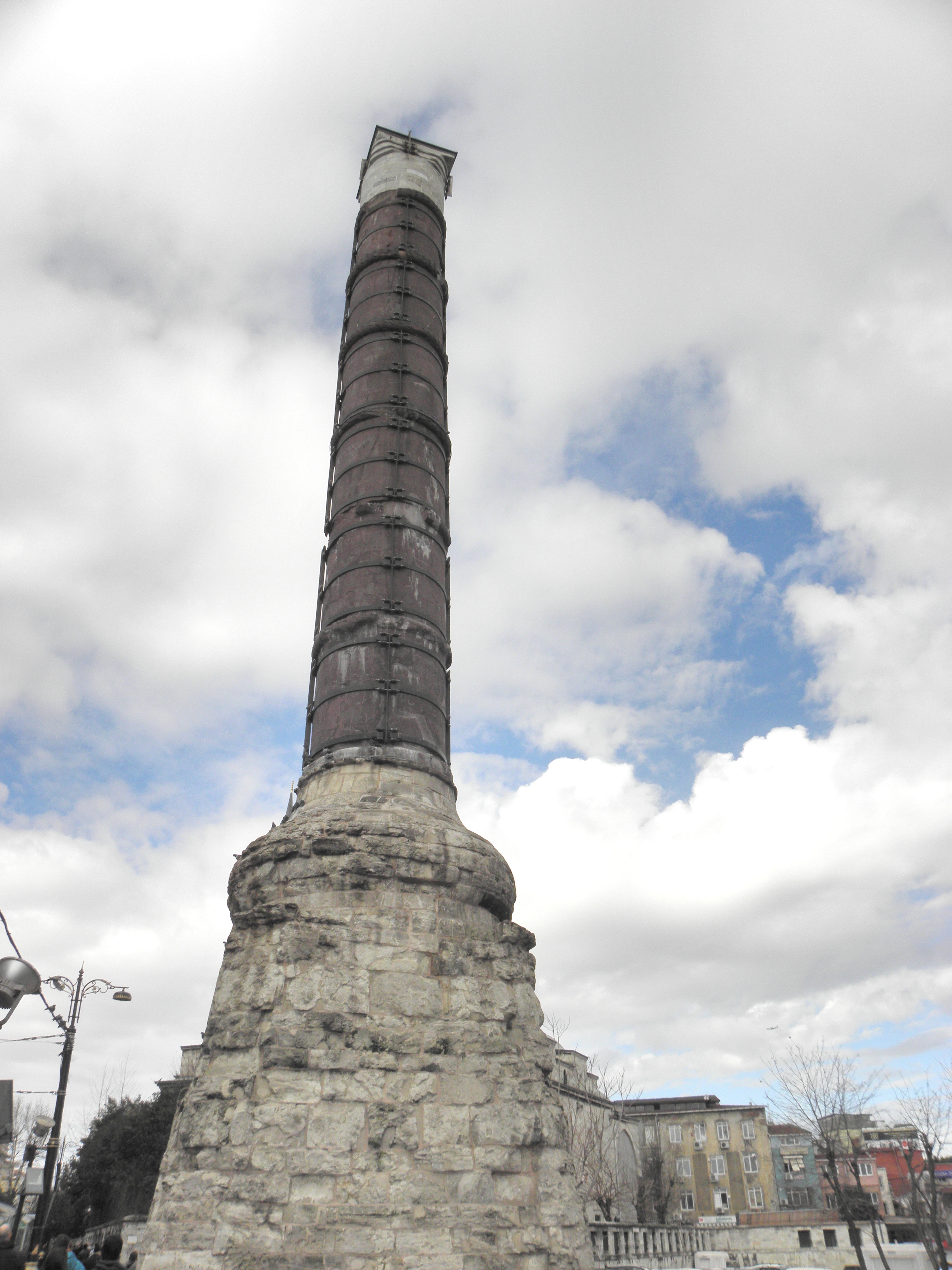 Column of constantine in istanbul photo