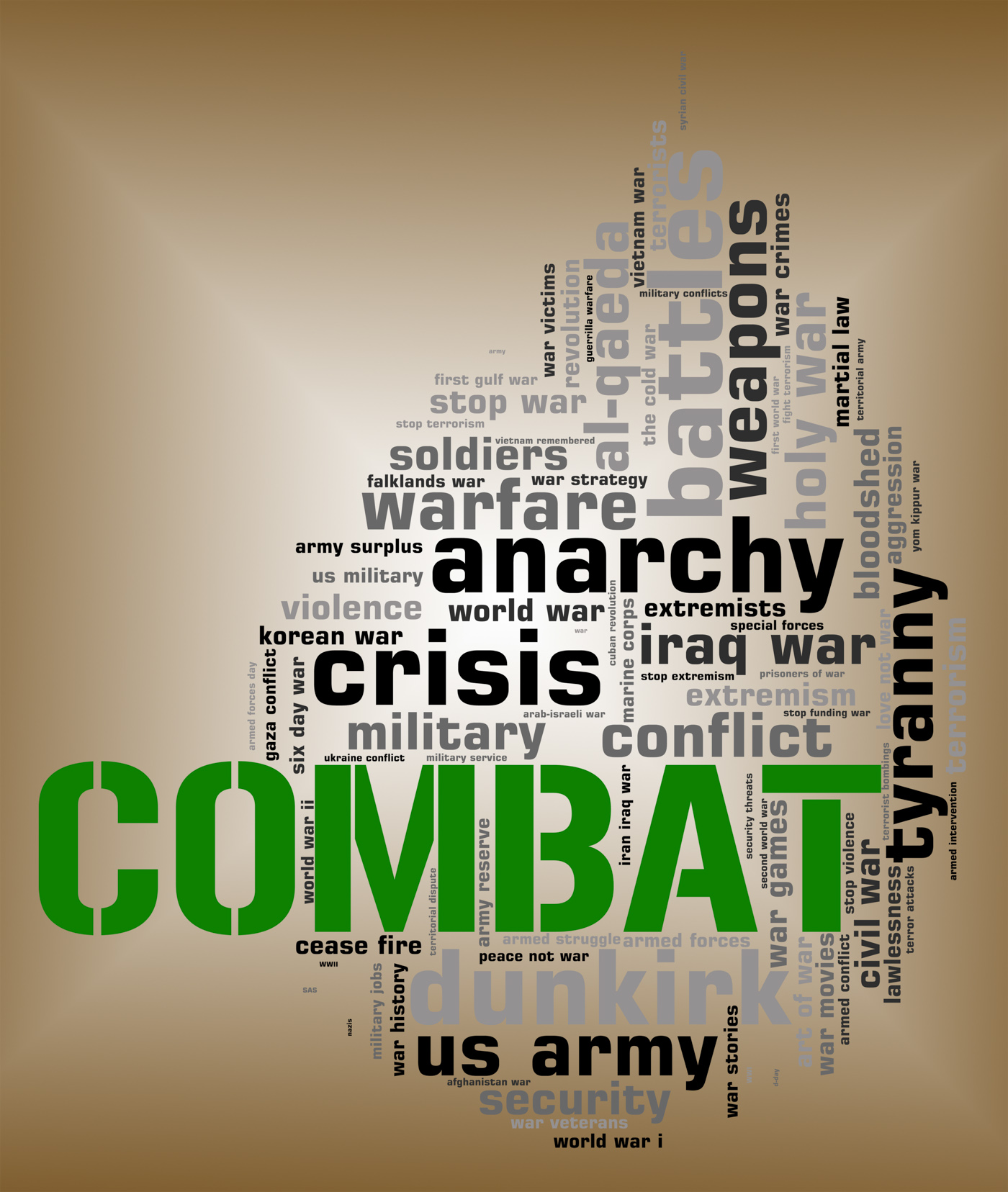 Combat Word Shows Military Action And Attack, Tackle, Hostility, Impede, Militaryaction, HQ Photo