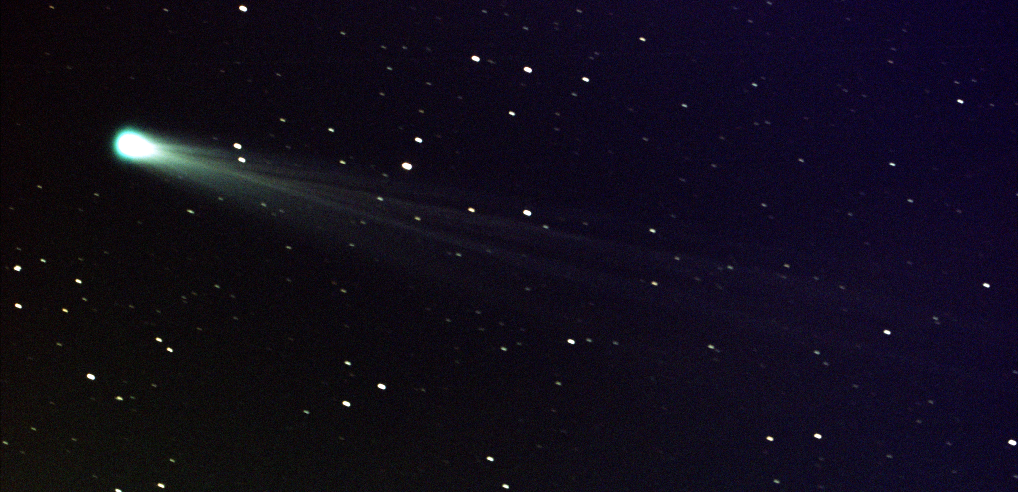Comet in space photo