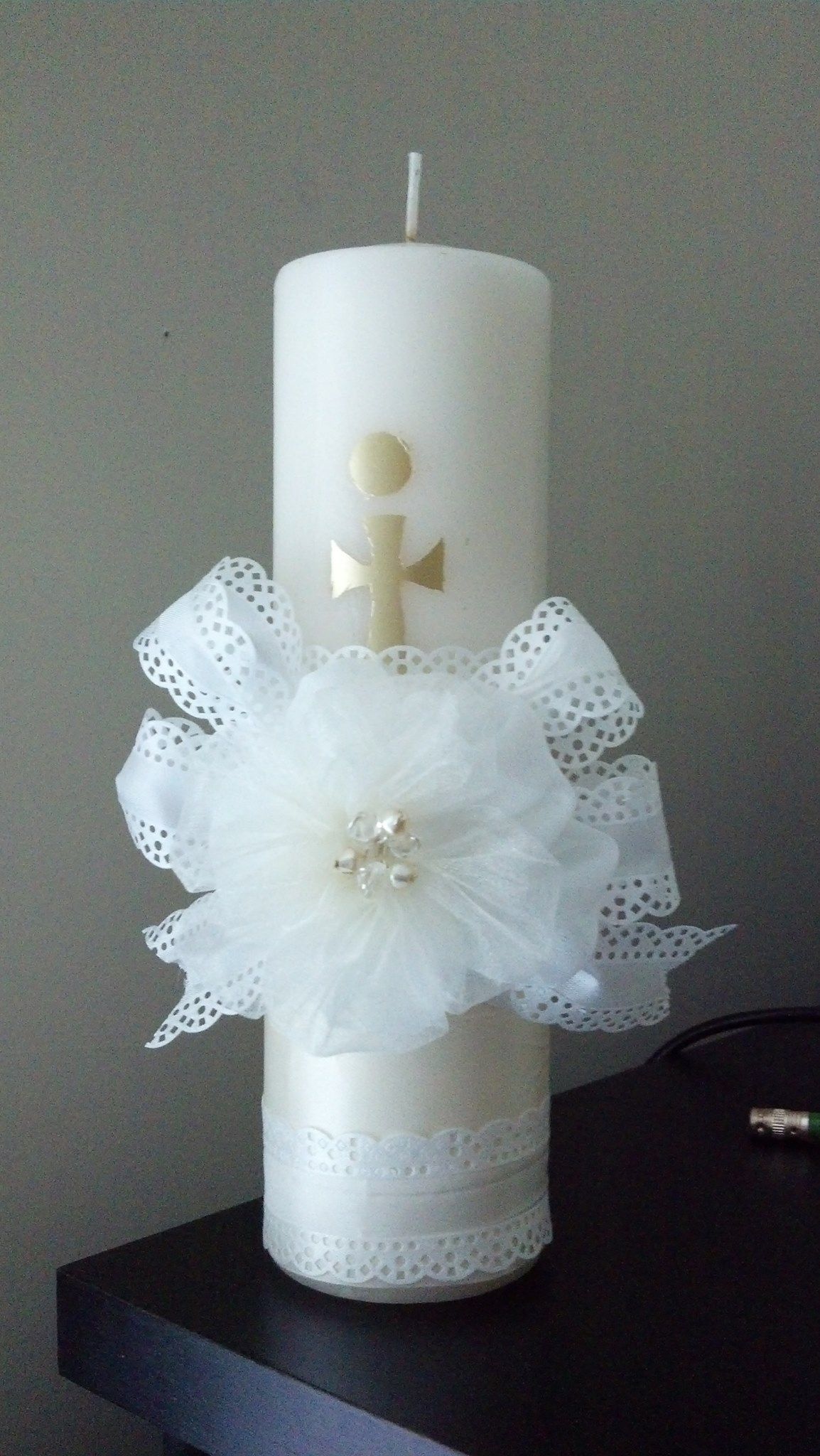 First communion candle | Candles | Pinterest | Communion, Candle ...