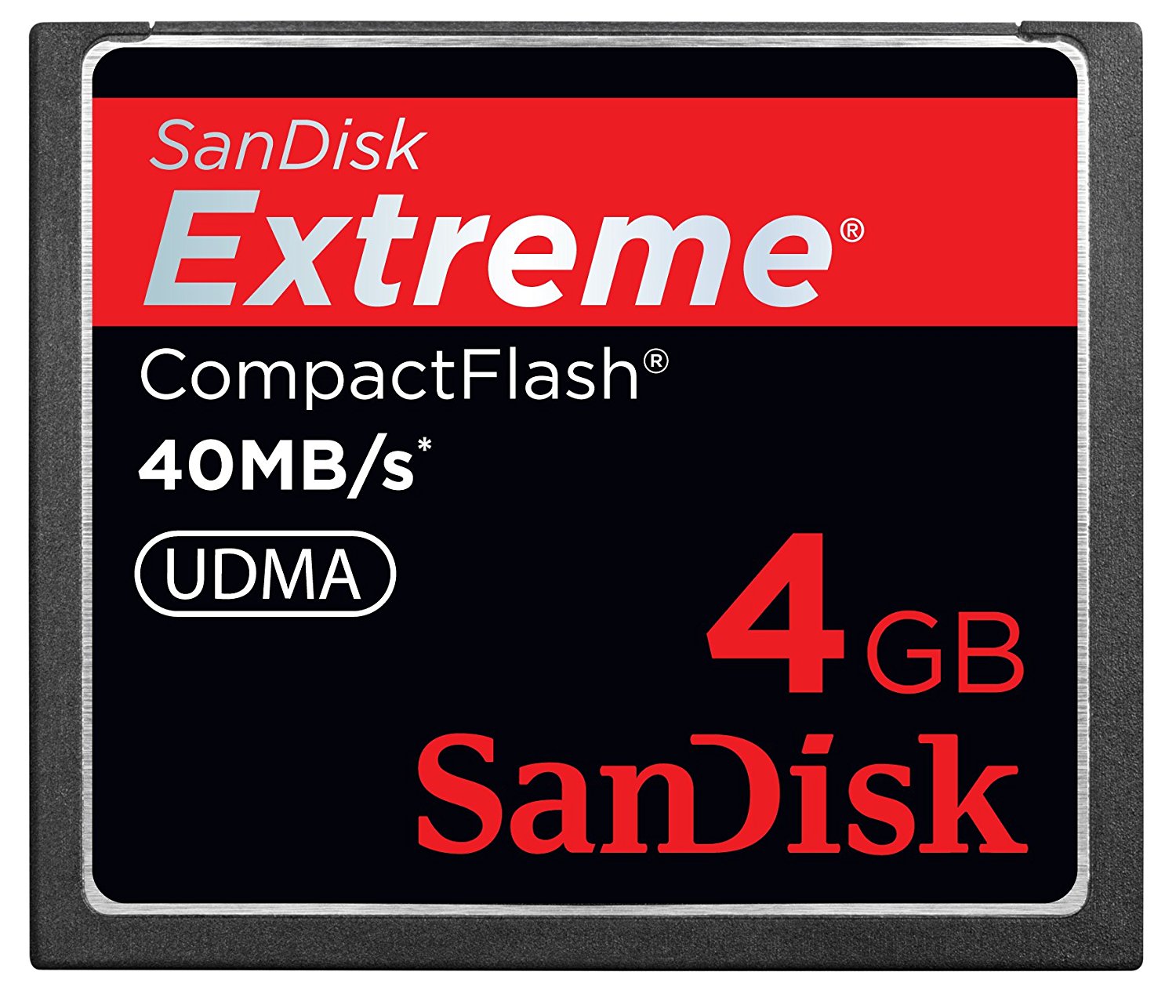 Amazon.com: SanDisk Extreme CompactFlash 4 GB Memory Card 40MB/s ...
