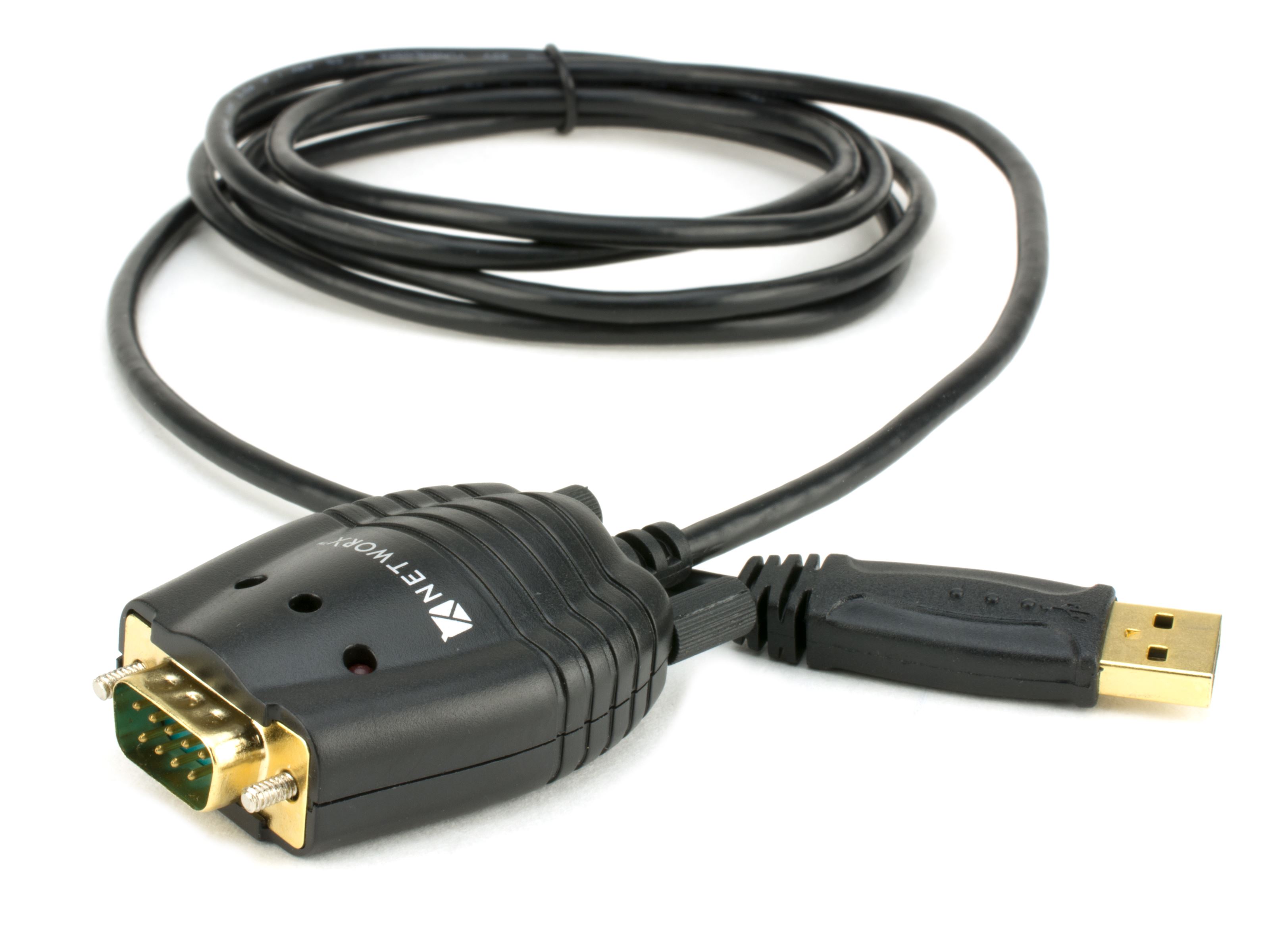 Networx 6FT USB to DB9 Serial Converter Cable V3 | Computer Cable Store