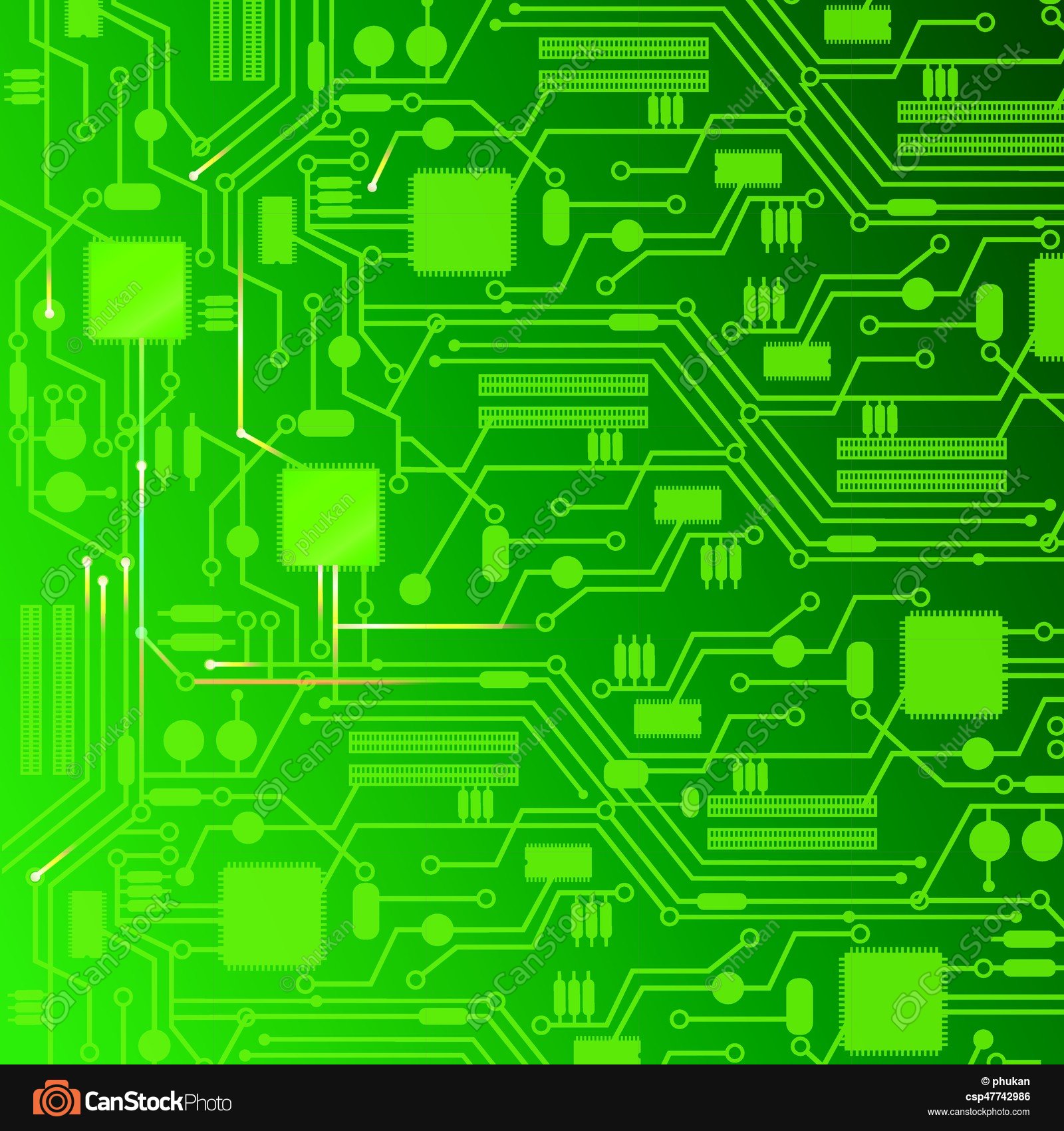 Computer circuit board design background. Computer circuit... vector ...