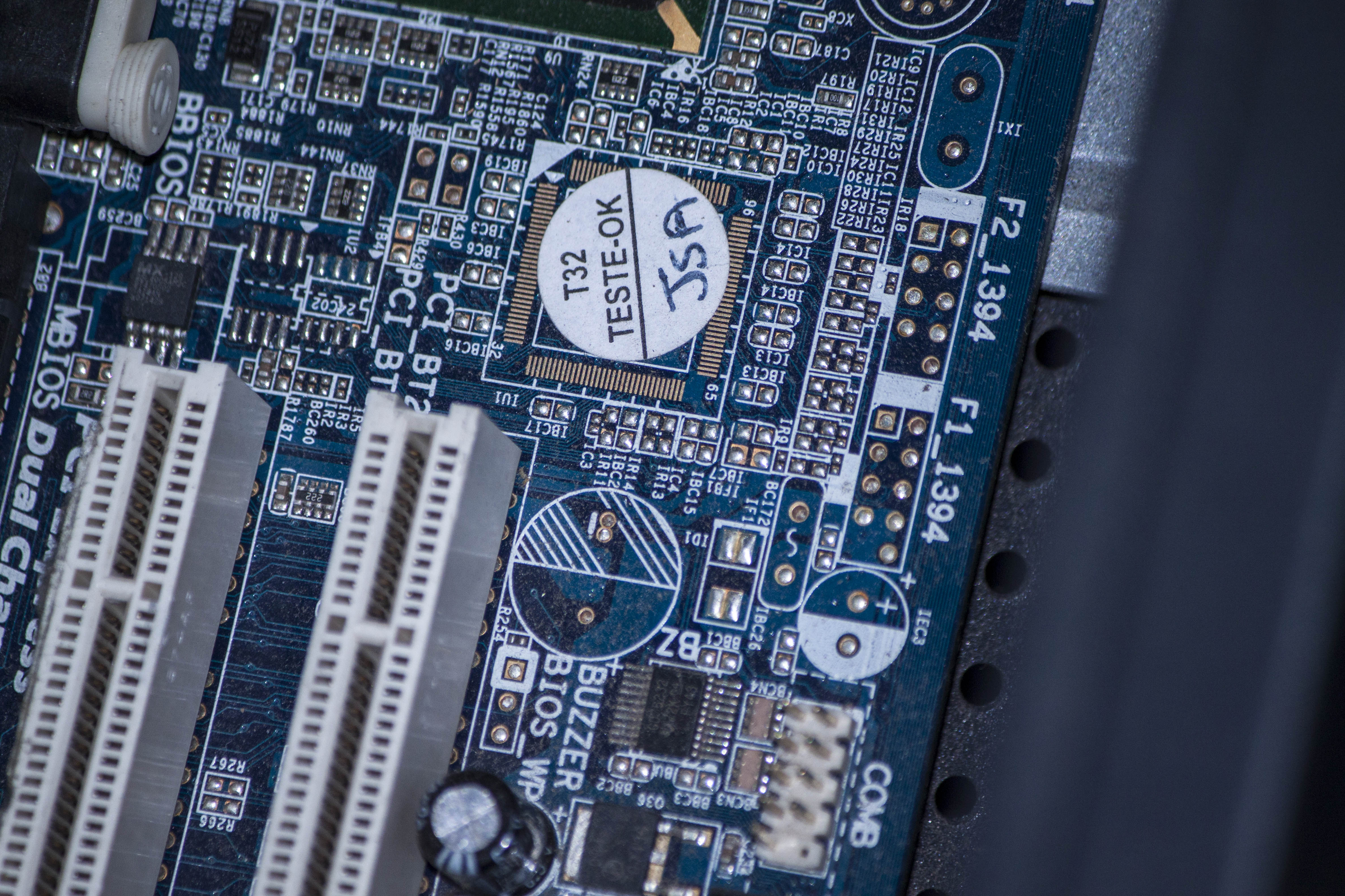 Computer Circuit Board, Blue, Memory, Technology, Ram, HQ Photo