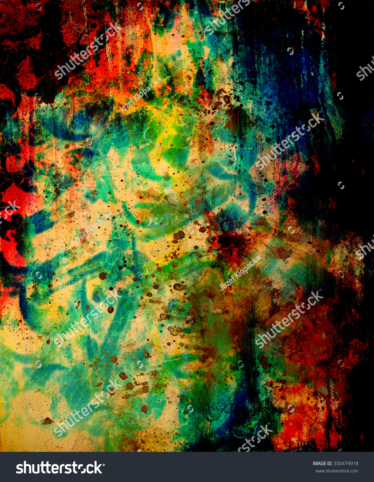 Color Abstract Background Spots Color Effect Stock Illustration ...