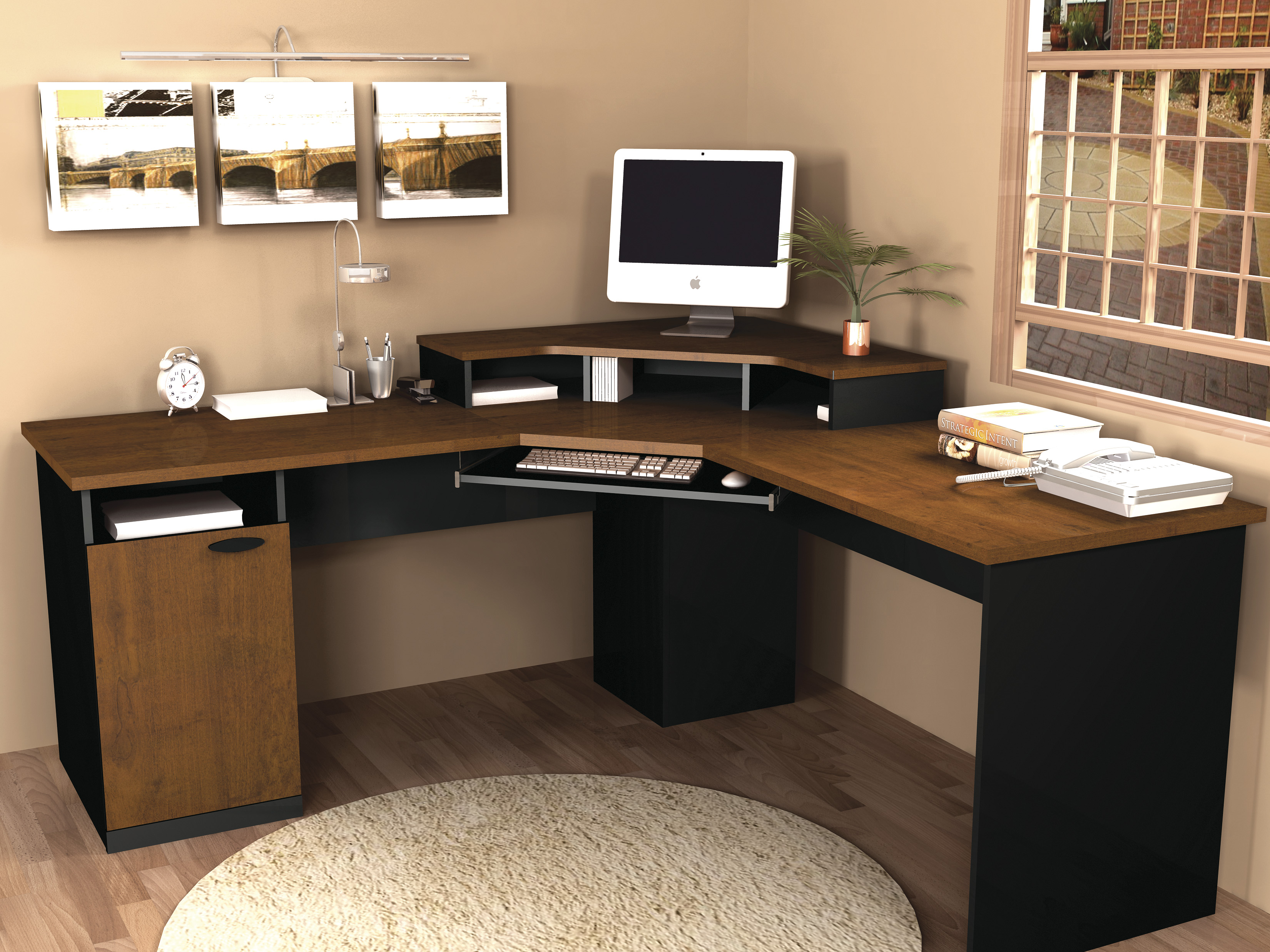 Bestar Hampton Corner Computer Desk