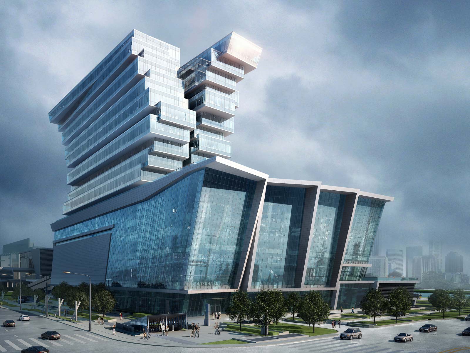 A futuristic concept building. : ExpensiveConcepts