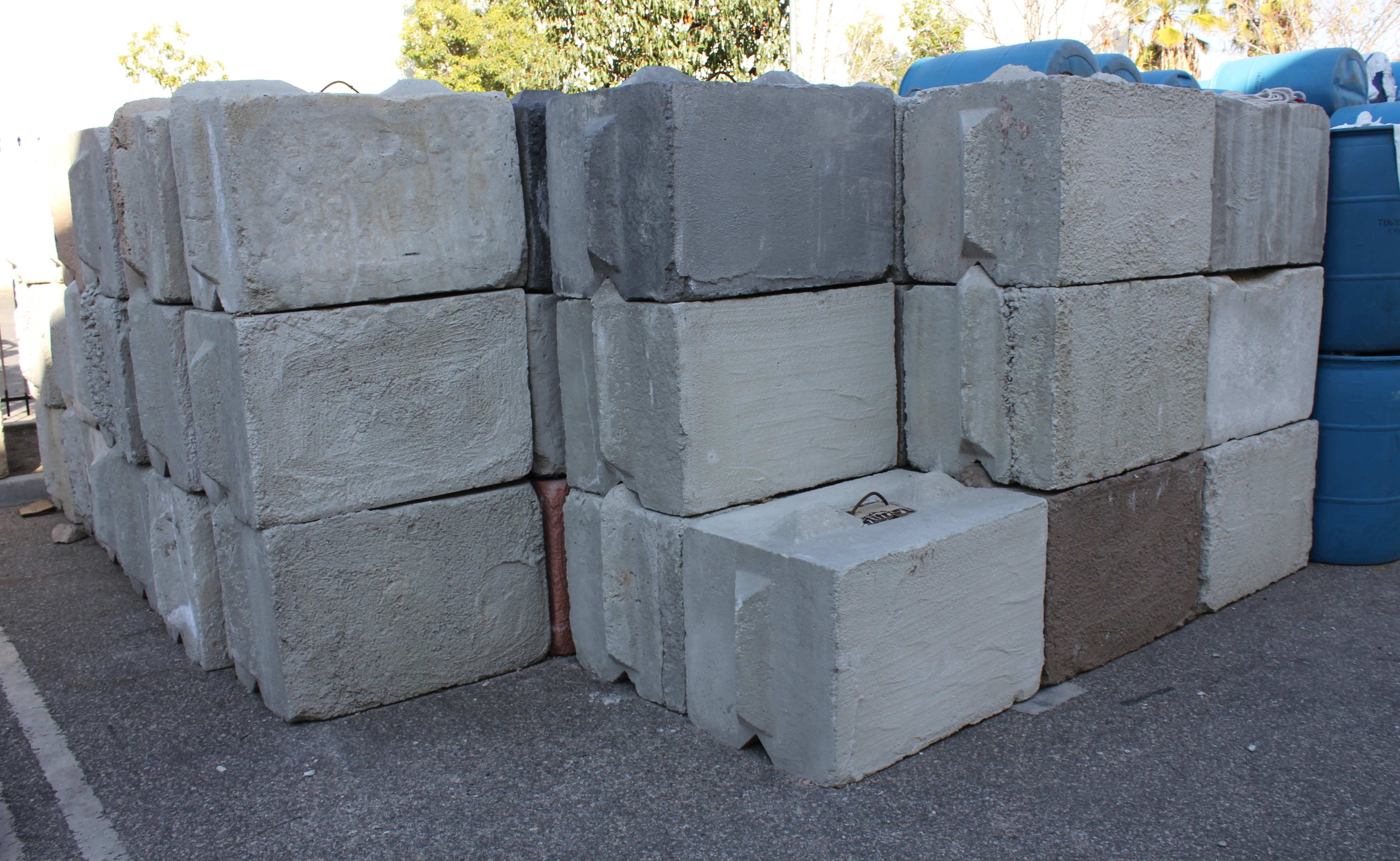 Concrete Weight Blocks for Structure | Town & Country Event Rentals
