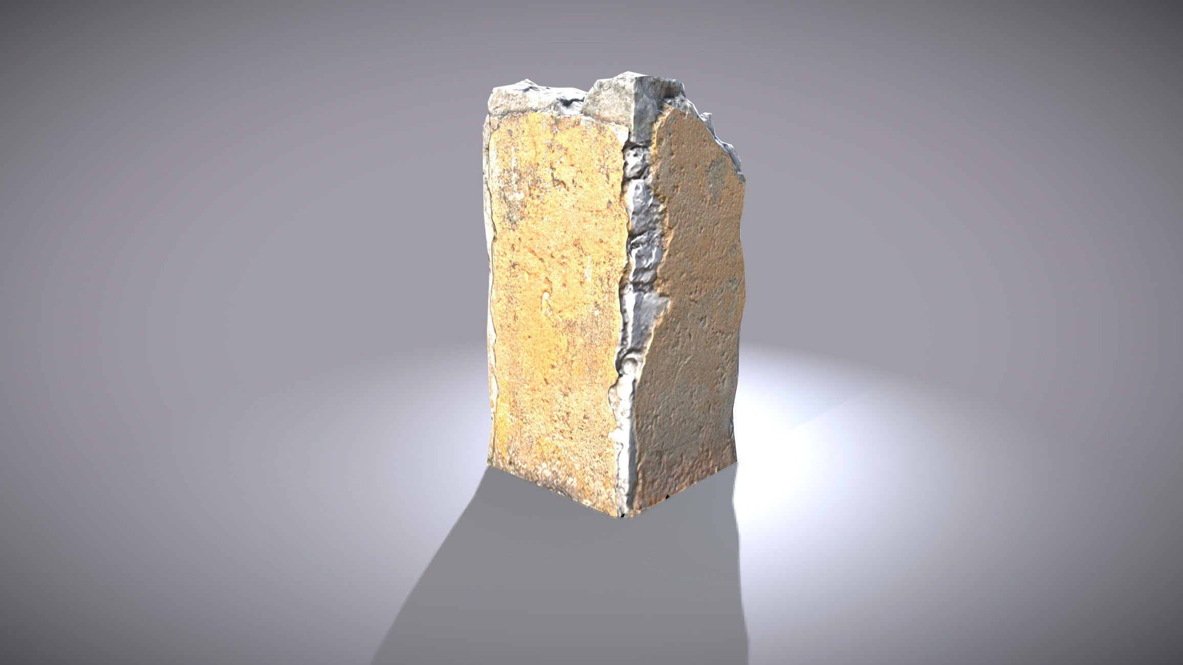 Broken Concrete Pillar 3D model | CGTrader