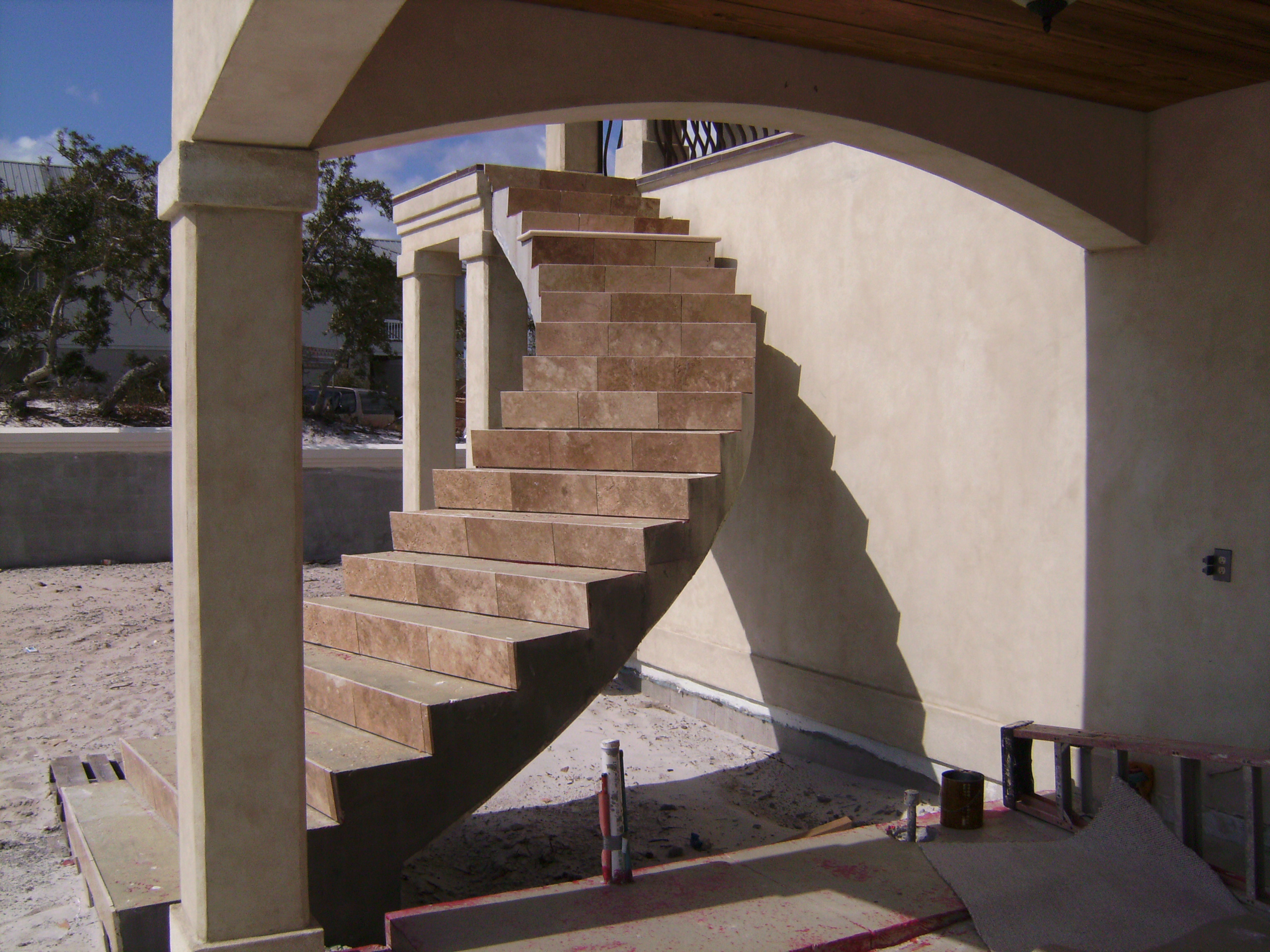 Custom Concrete Steps - Global Concrete