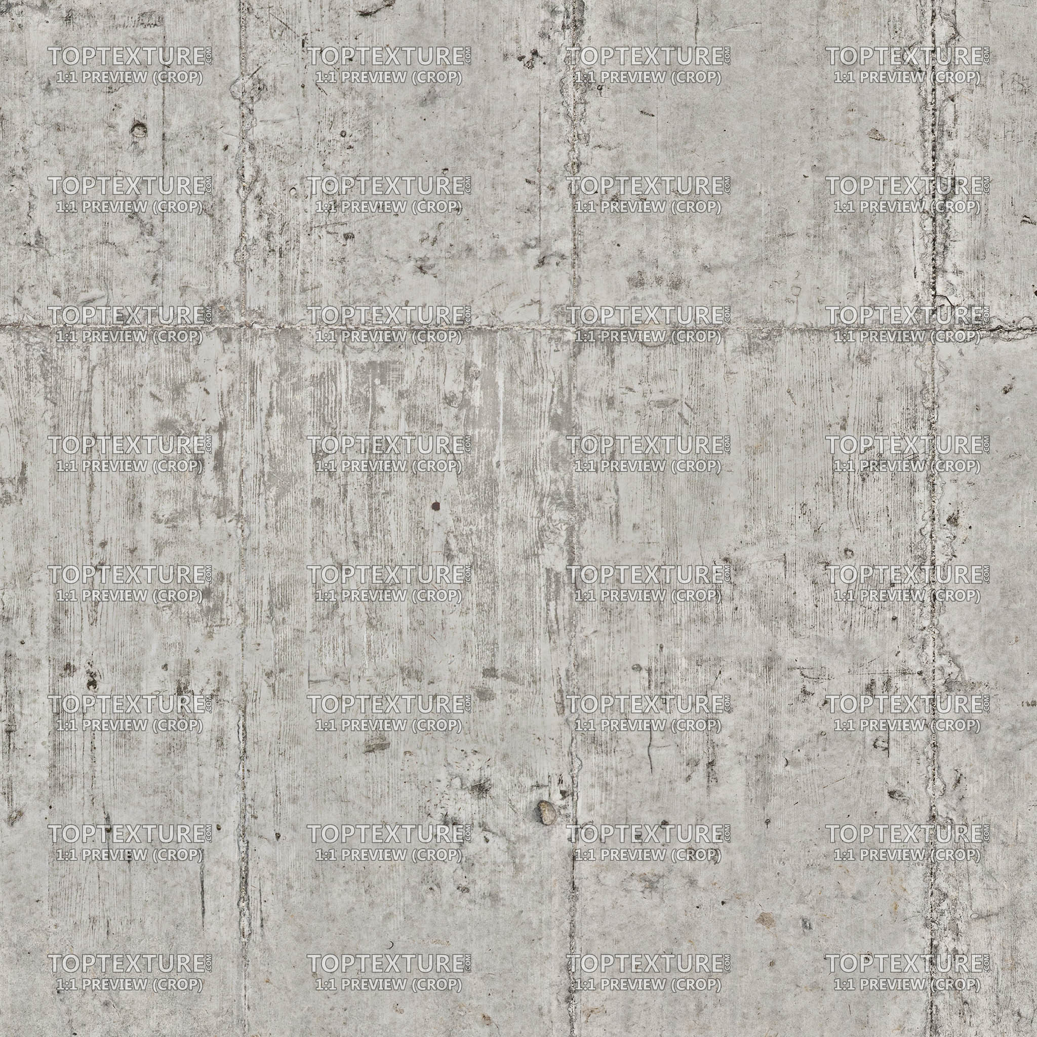Long Concrete Wall Shuttering Shapes - Top Texture