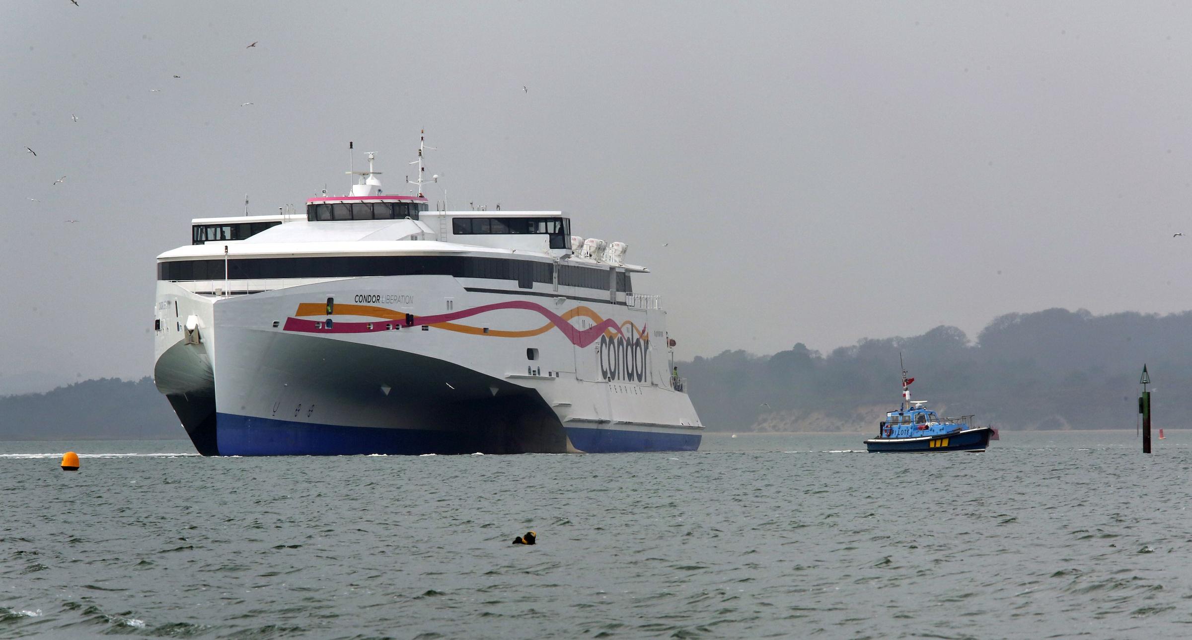 New Condor ferry damaged as it docks in Guernsey | Dorset Echo