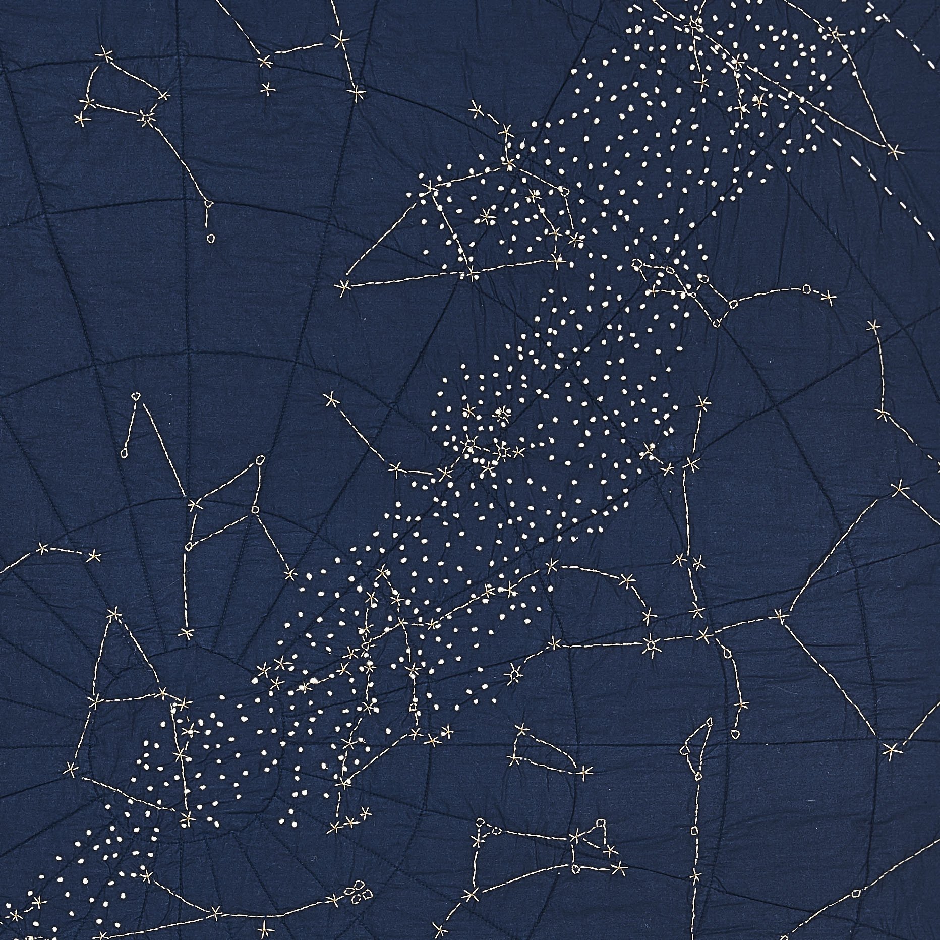 Constellation Quilt - a handmade map of the stars | Haptic Lab