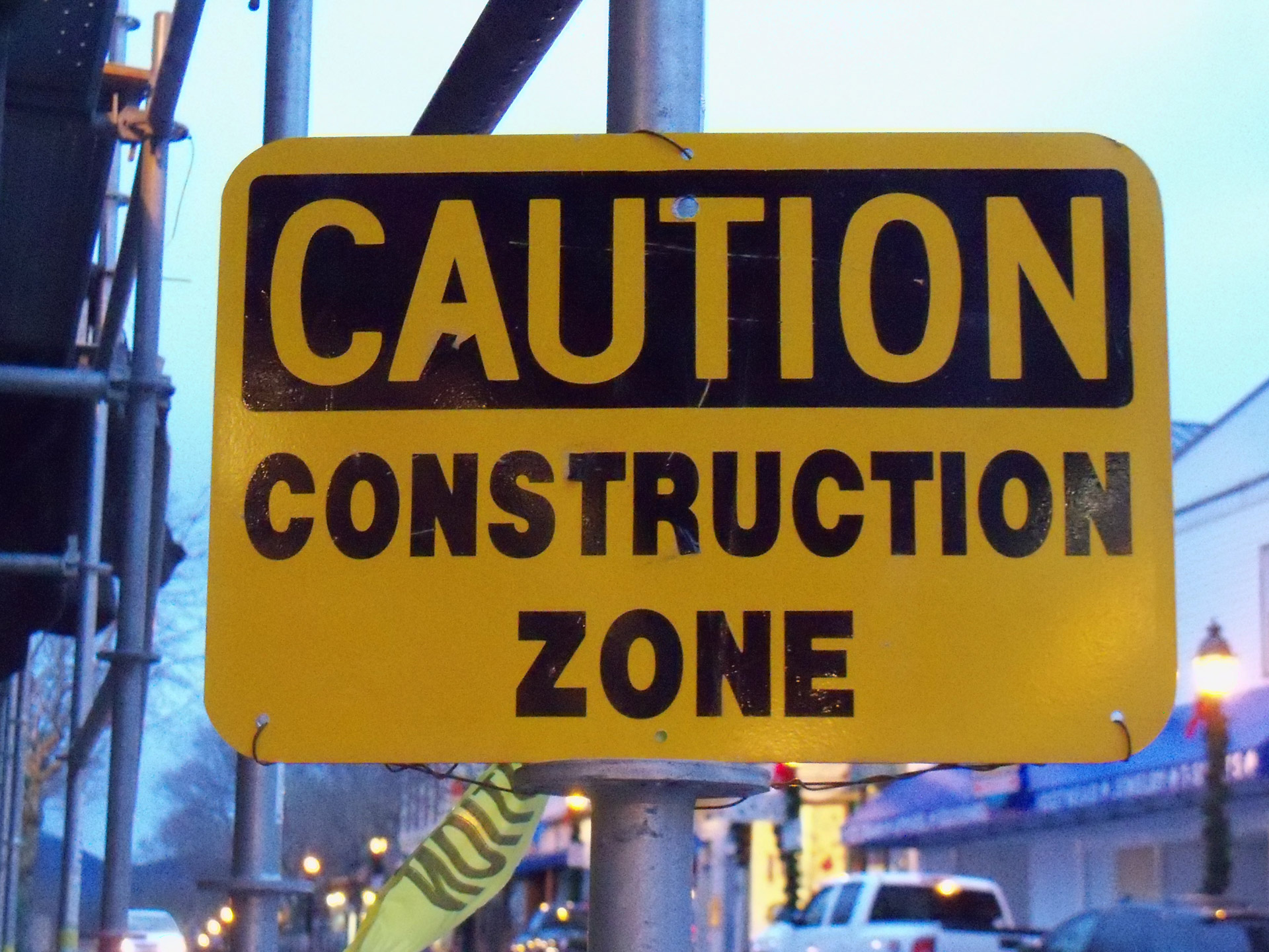 Construction Zone Free Stock Photo - Public Domain Pictures