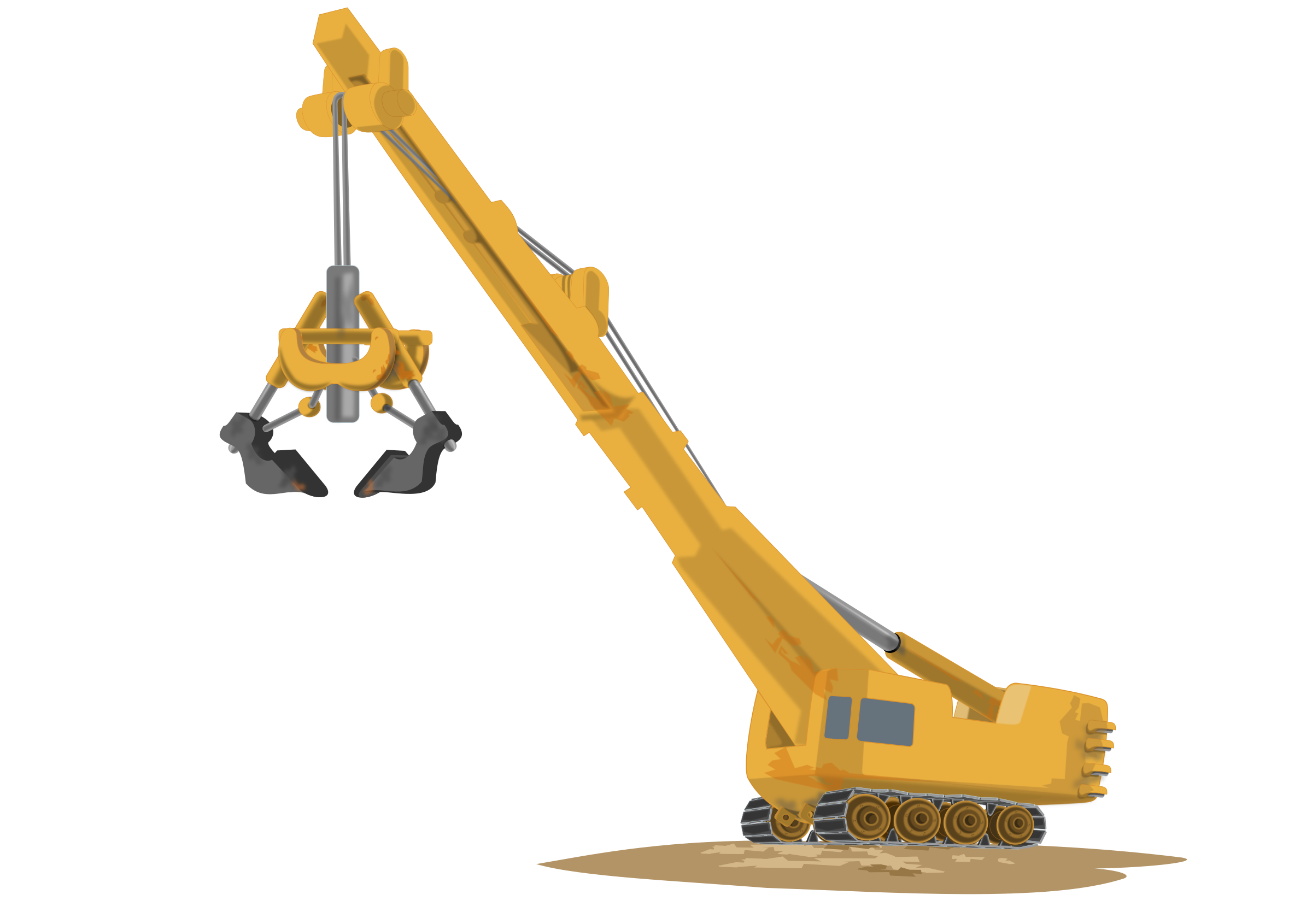 Clipart - Construction Crane