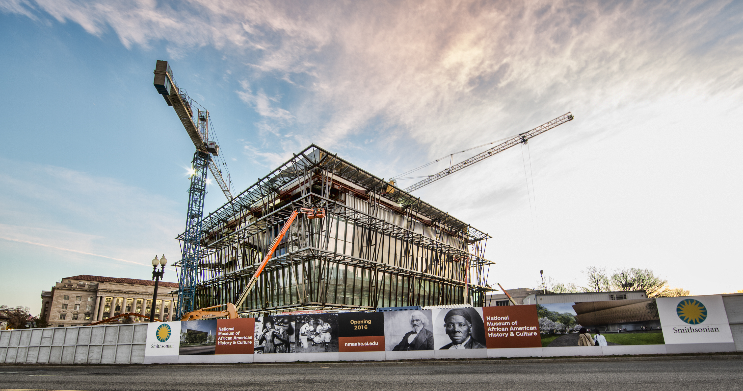 NMAAHC: Construction site at sunrise | Newsdesk