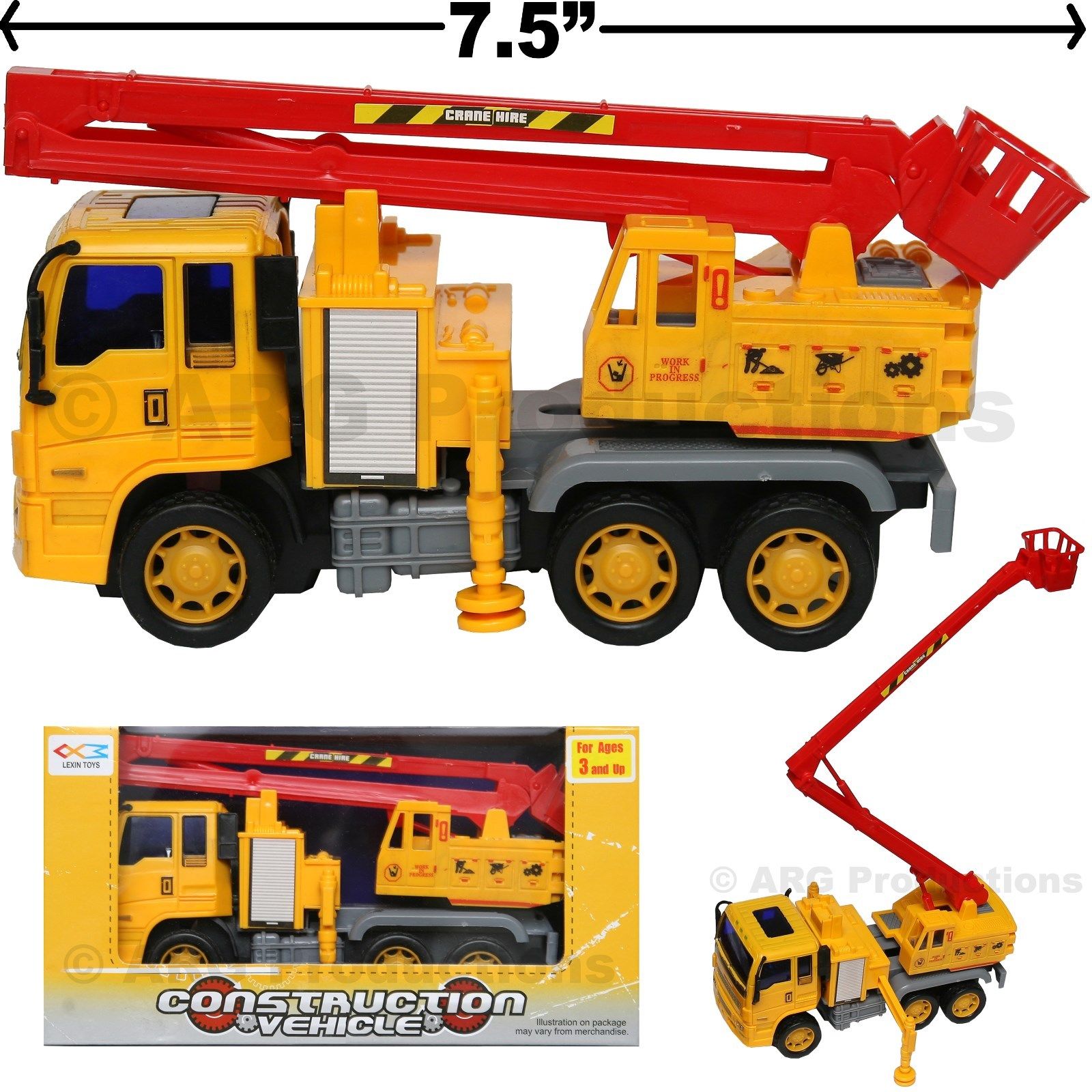Dump Truck Toy Construction Vehicle Friction Powered Kids Love Them ...