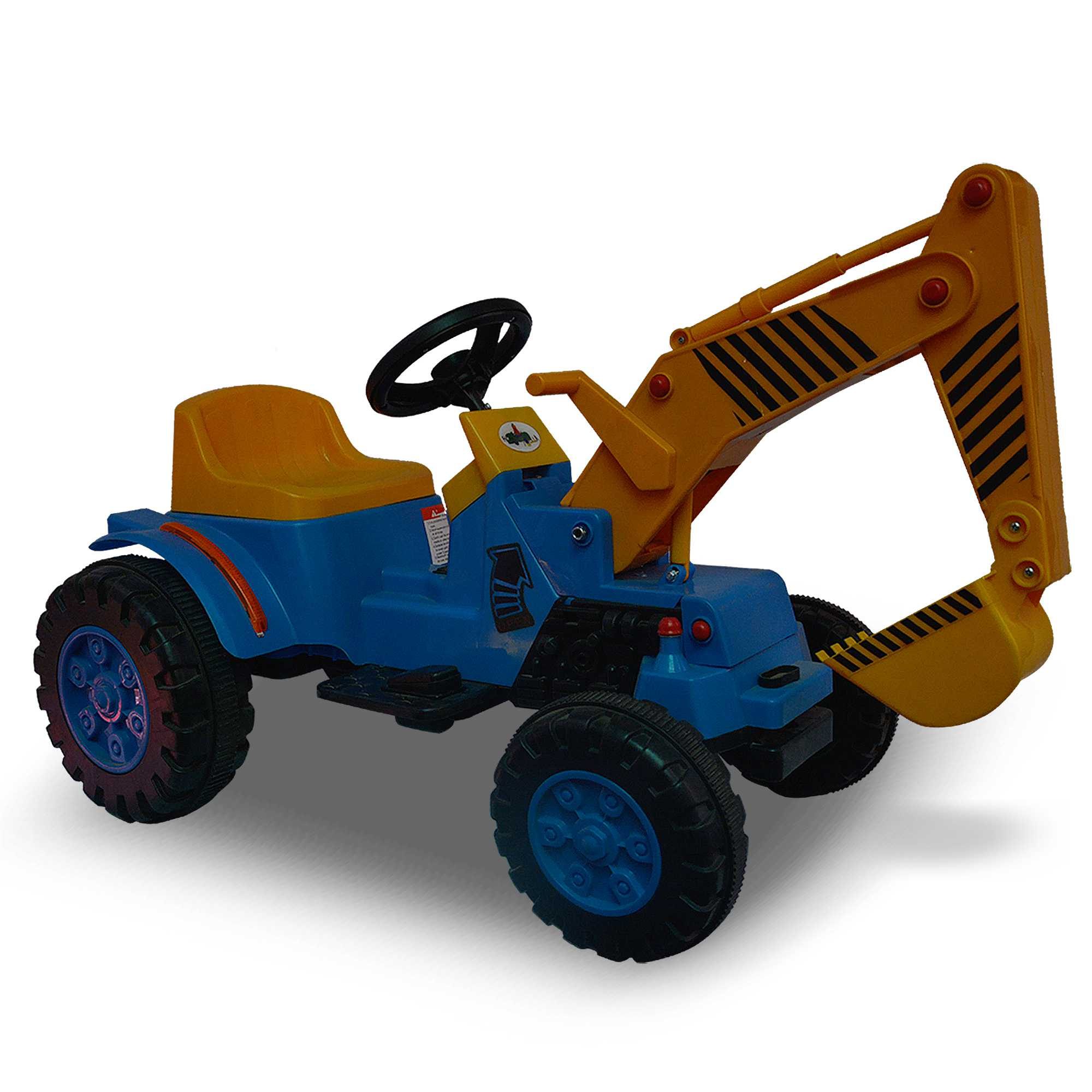 Construction excavator/loader -plastic body truck toy for children