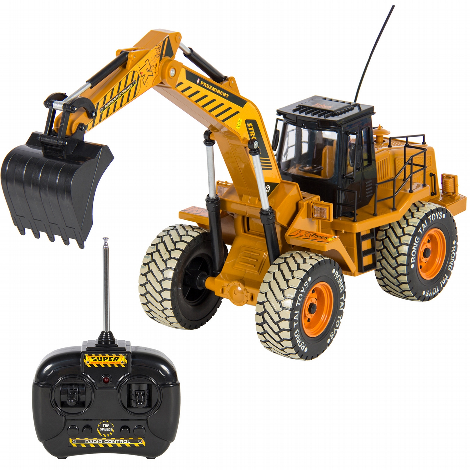 BestChoiceproducts 1:10 Scale RC Excavator Tractor Digger ...