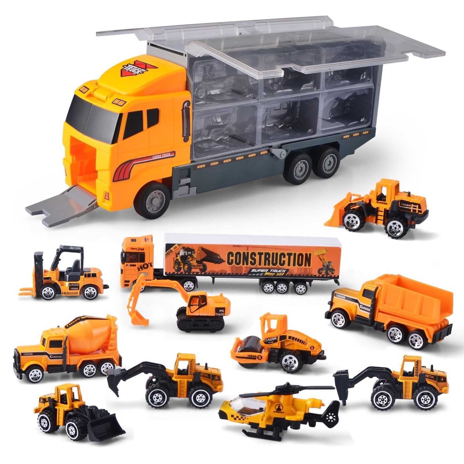Joyin Toy 11 in 1 Die-cast Construction and 50 similar items