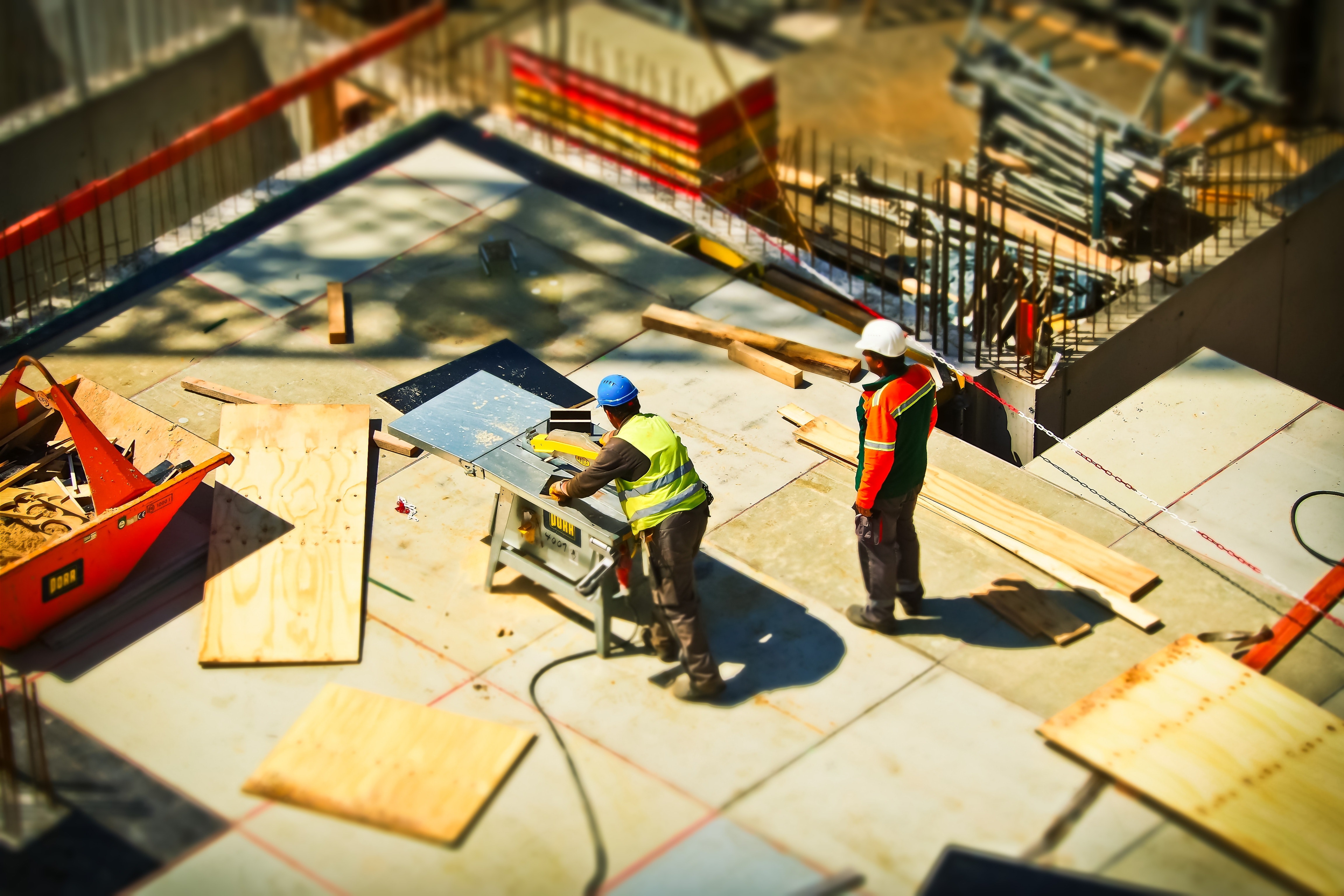 2 Man on Construction Site during Daytime · Free Stock Photo