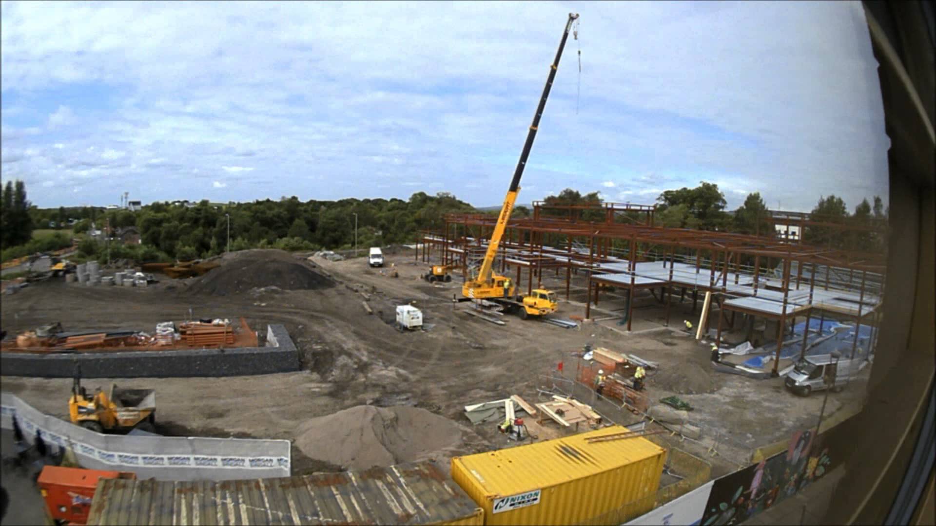 Latest time-lapse video of construction work of Lairdsland Primary ...