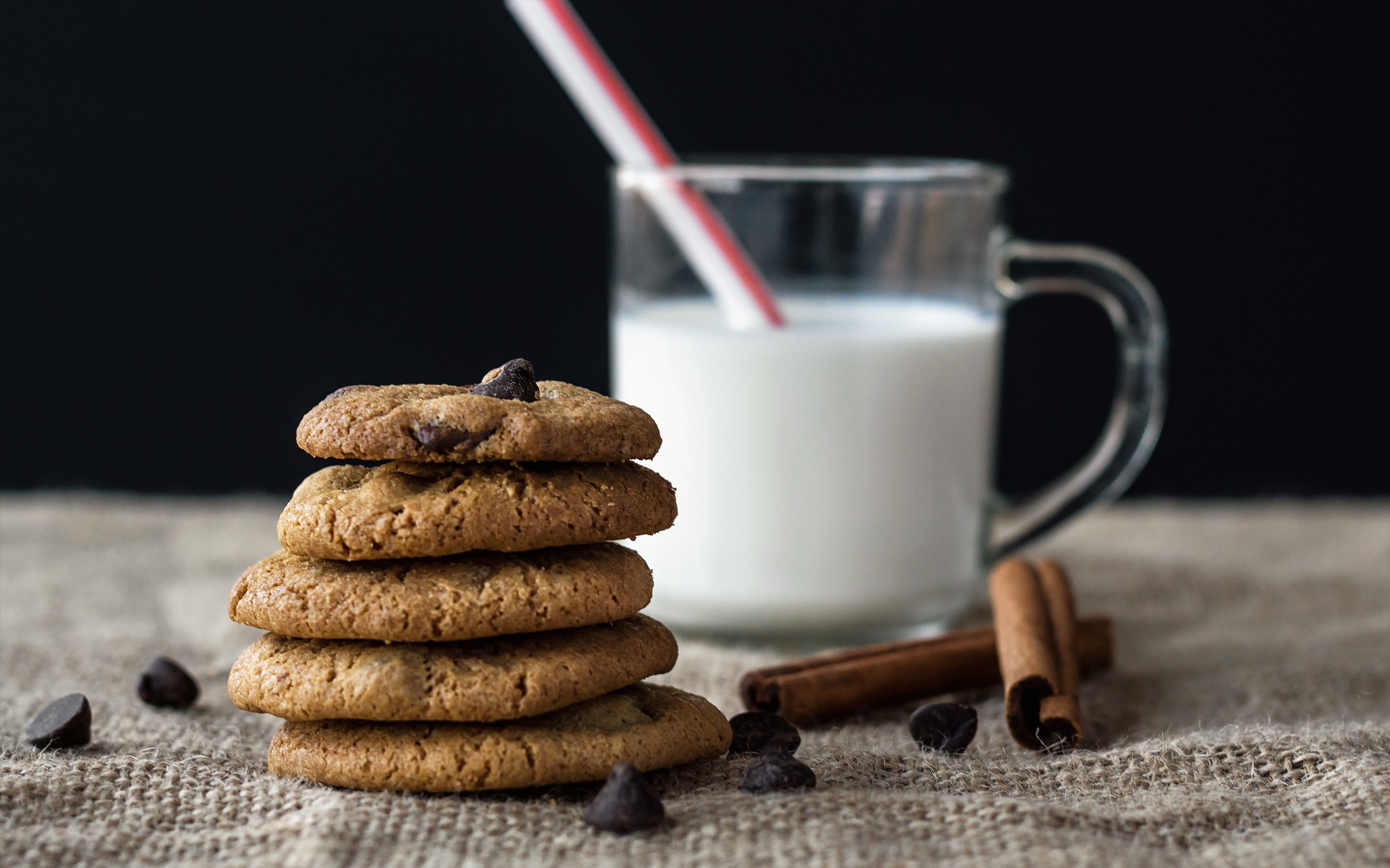 Cookies and milk photo