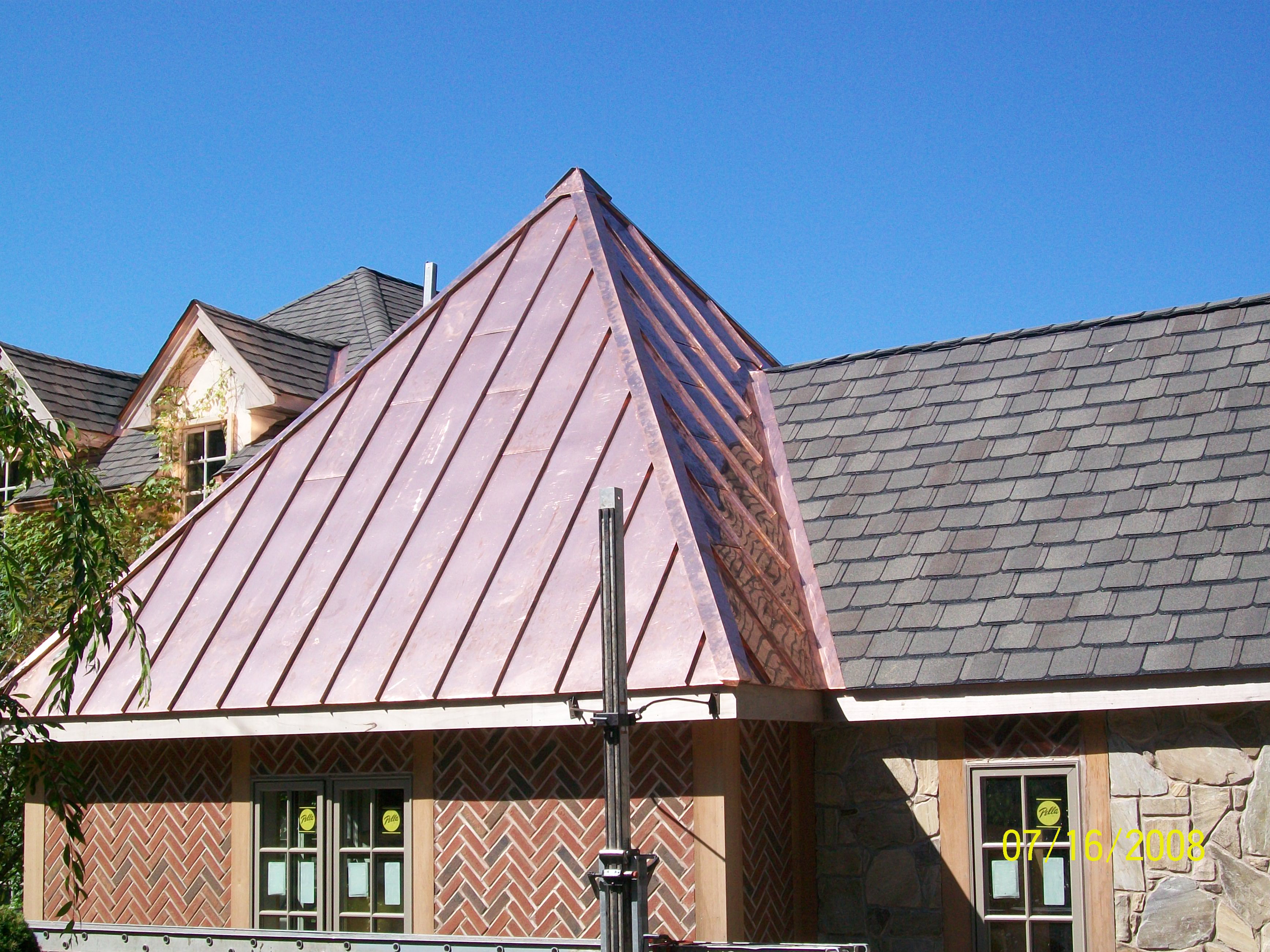 Copper Roofing Newton, Wellesley, Weston, Sudbury, Brookline