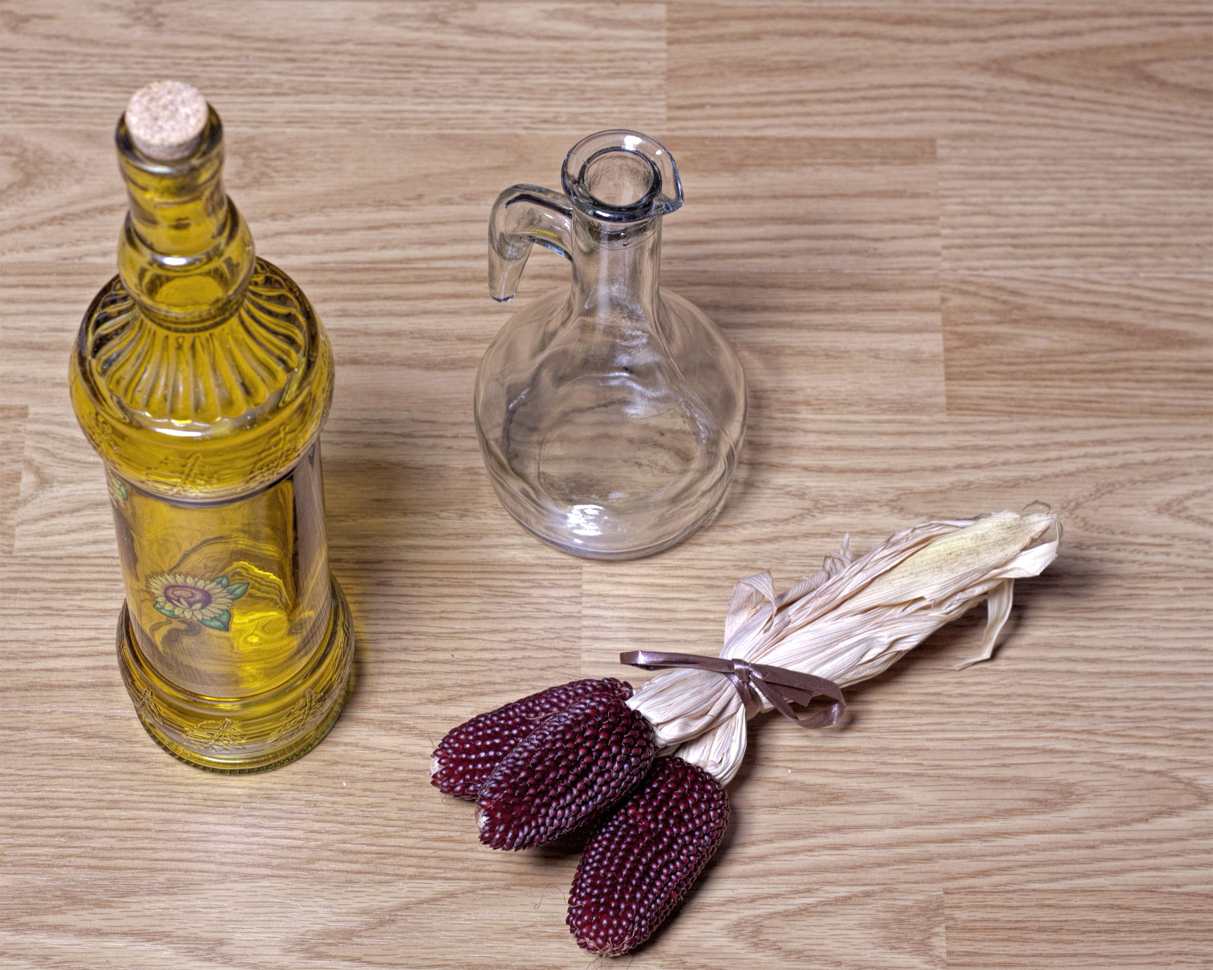 Corn and bottles, Autumn, Rustic, Wooden, Wood, HQ Photo