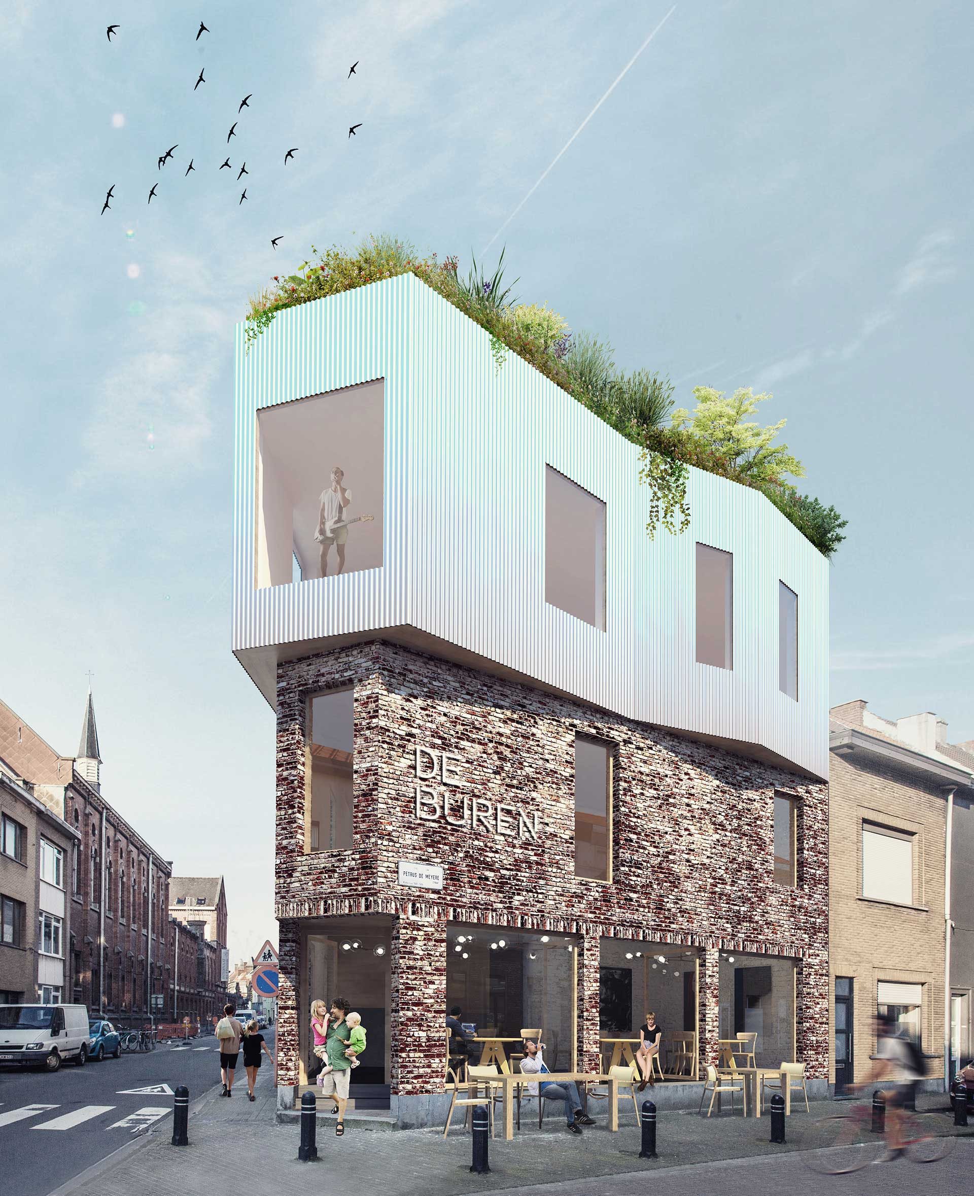 Corner building Ledeberg – Joshua Florquin Architecture