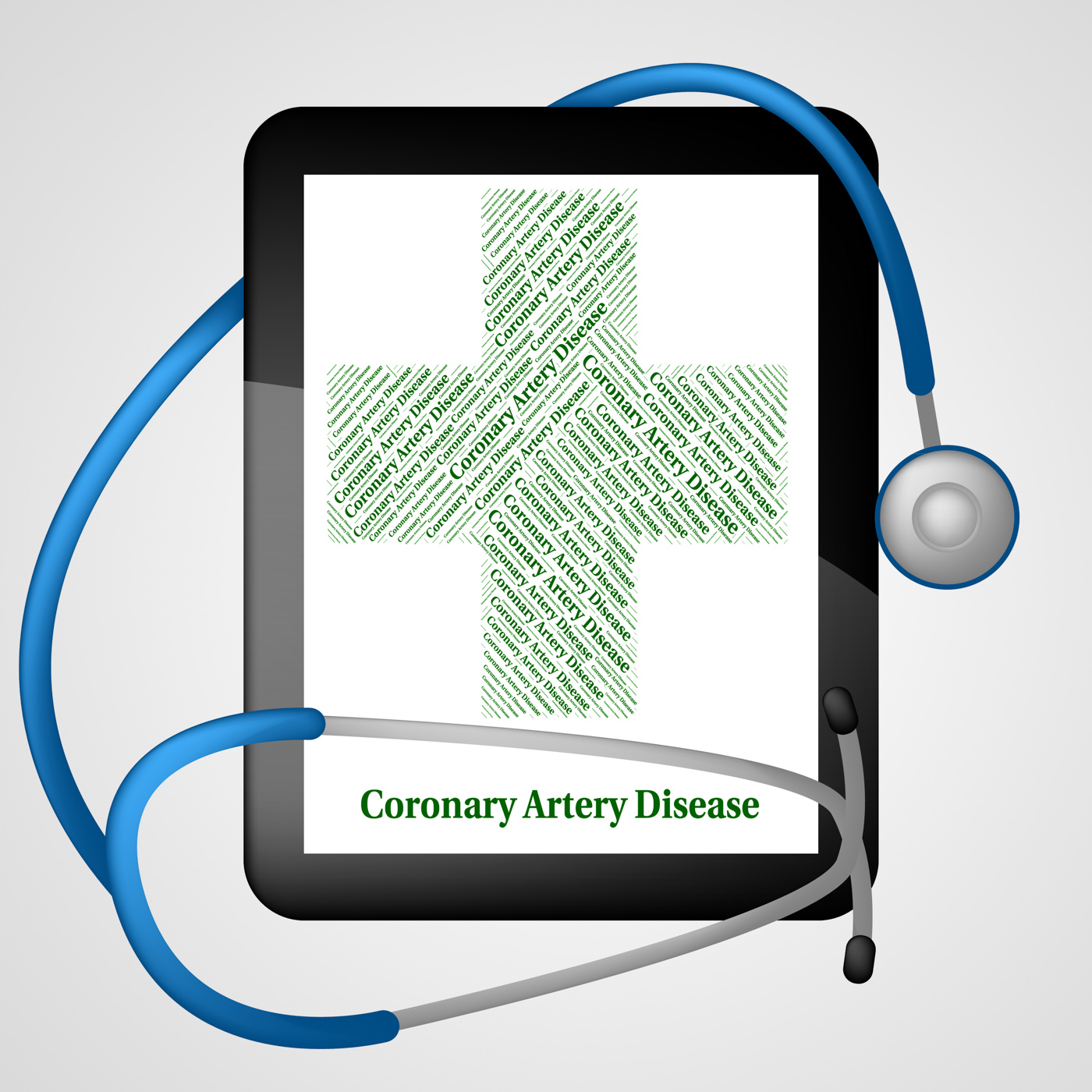 Coronary artery disease represents cardiac arrest and ailments photo
