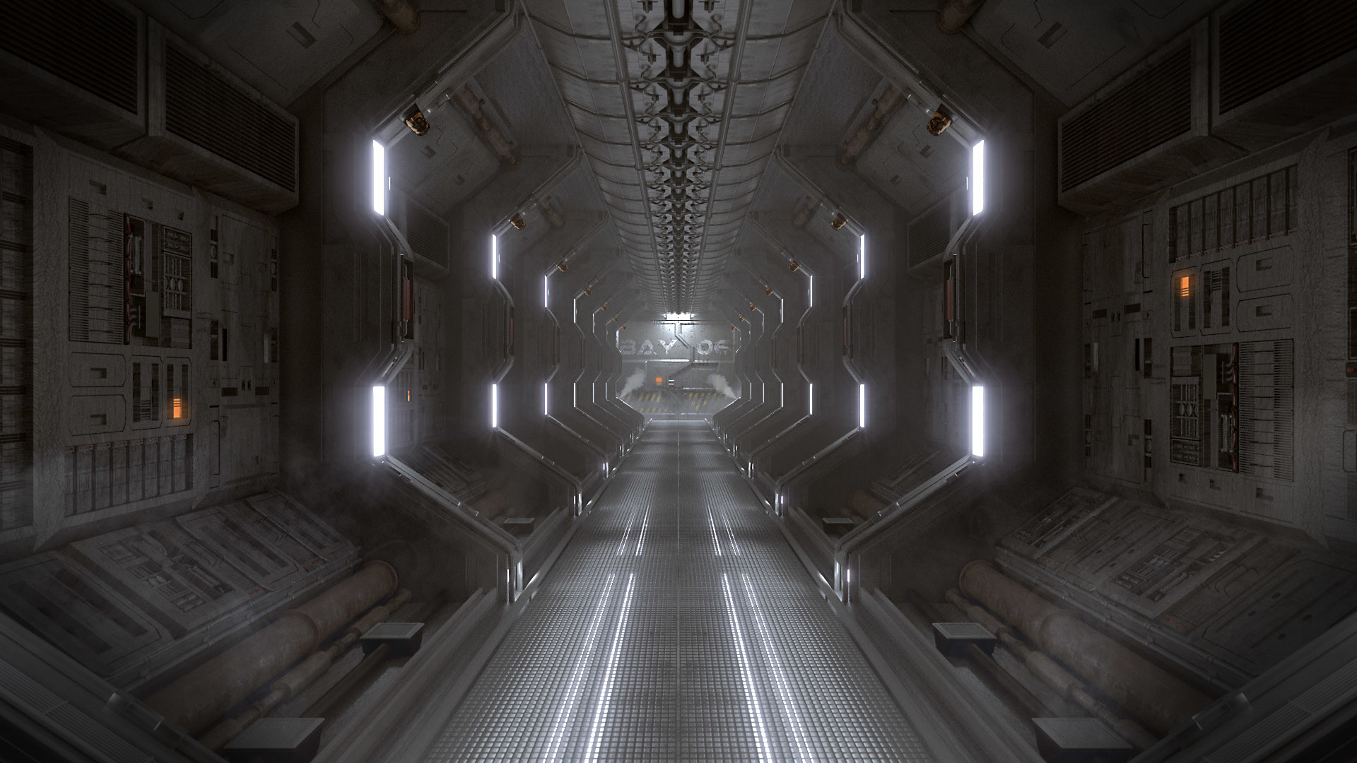 ArtStation - Space Corridor, Andrew Price