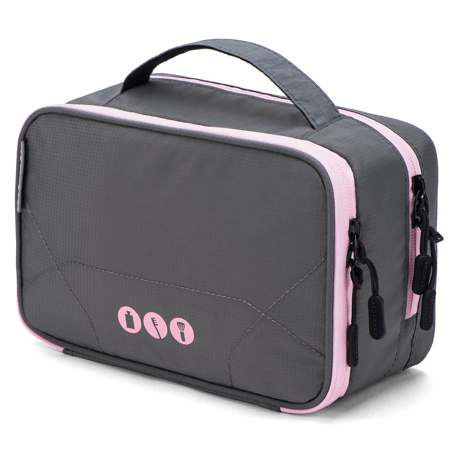 Double-layer Travel Toiletry Bag Portable Makeup Cosmetic Bag Travel ...