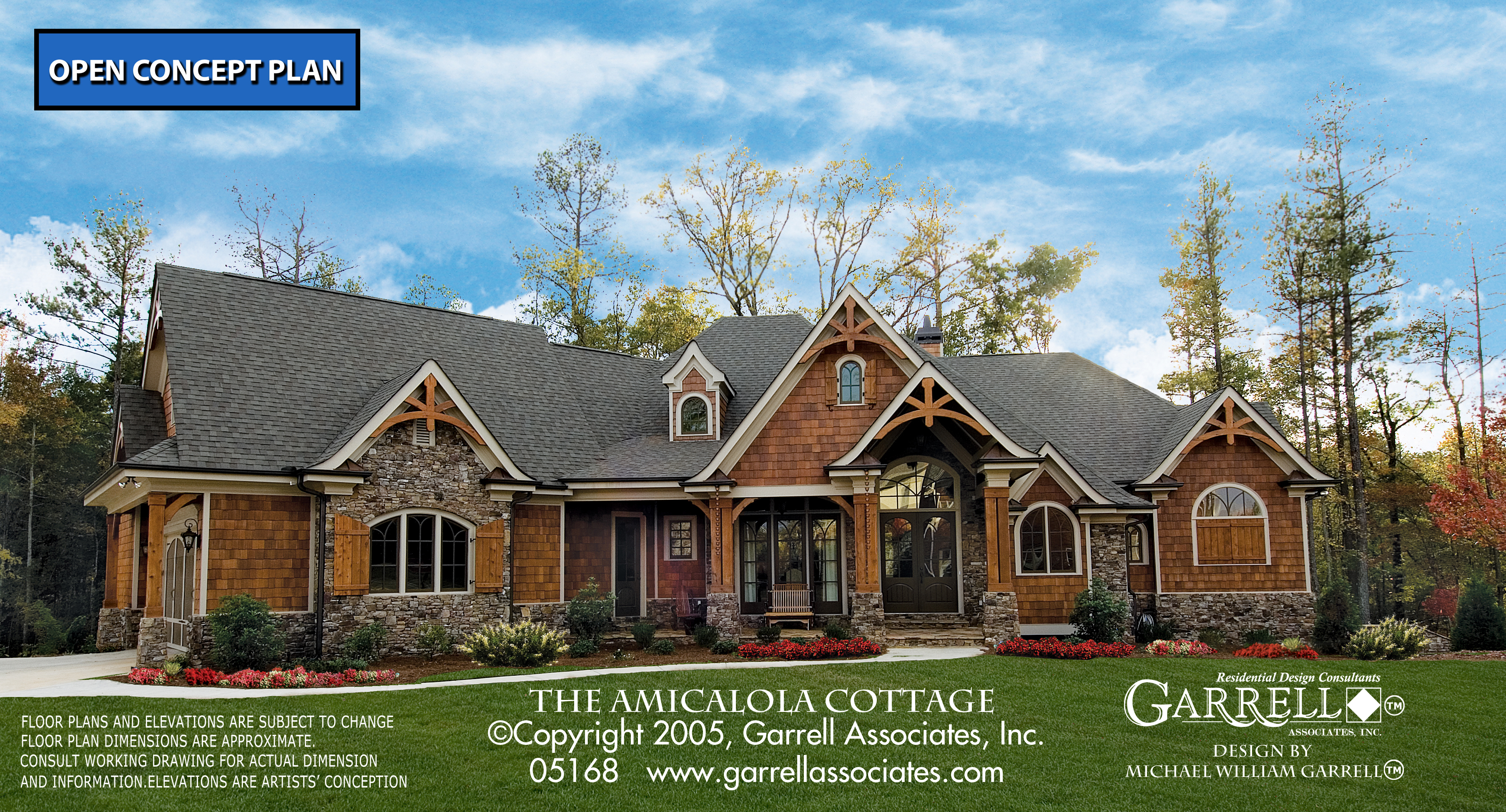 Amicalola Cottage House Plan | House Plans by Garrell Associates, Inc.