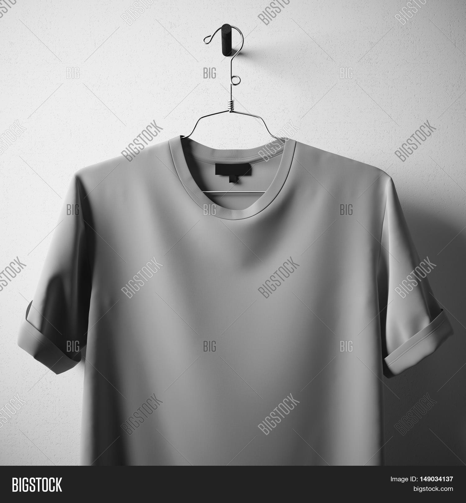 Closeup Blank Gray Cotton Tshirt Image & Photo | Bigstock