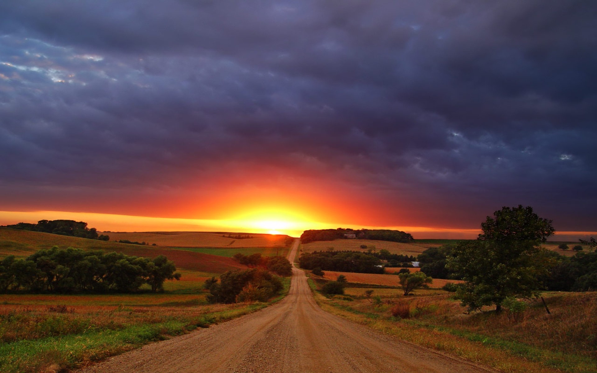 Country Sunset Country sunset wallpapers - Oxilo