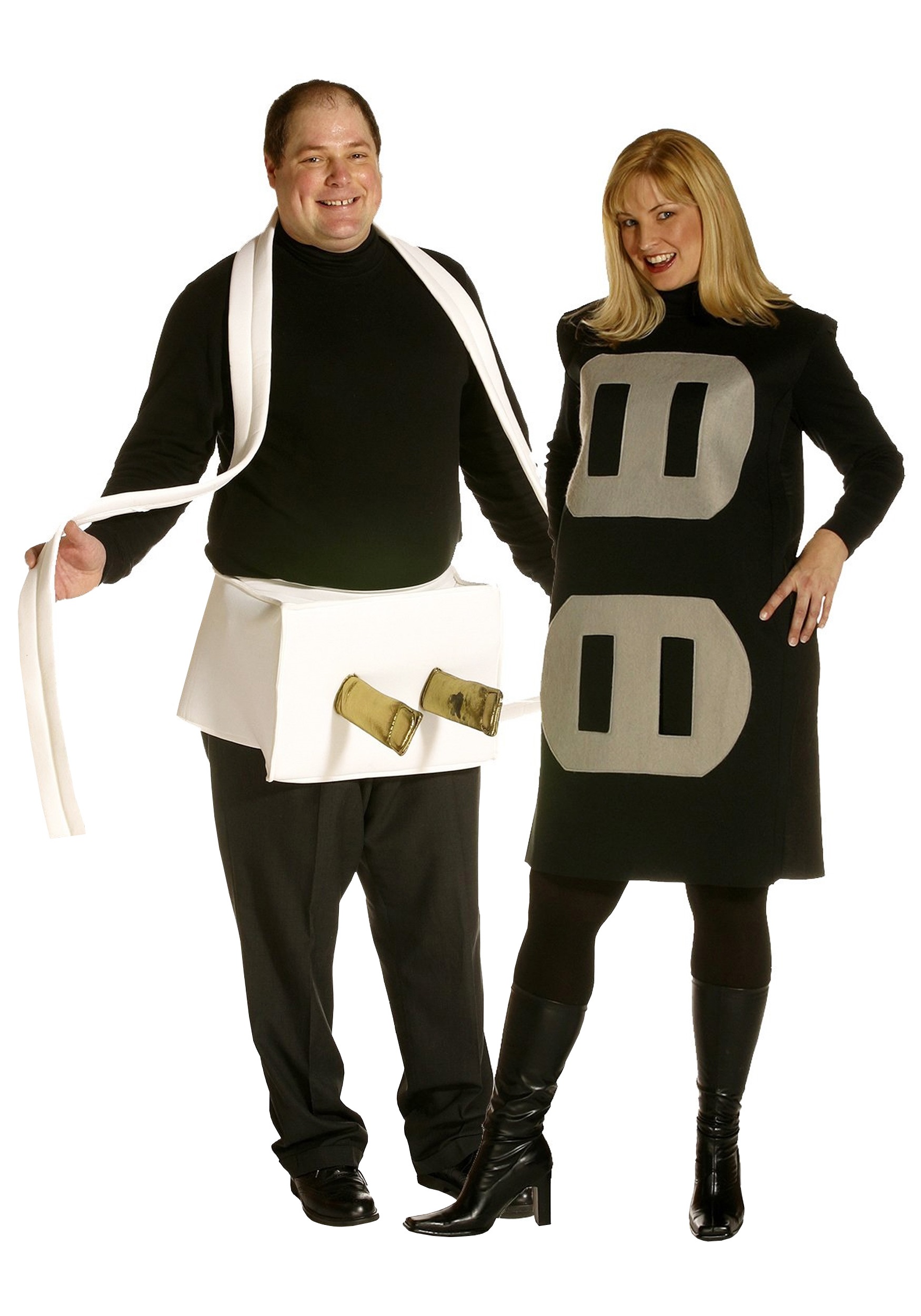 Plus Size Plug and Socket Couple Costume